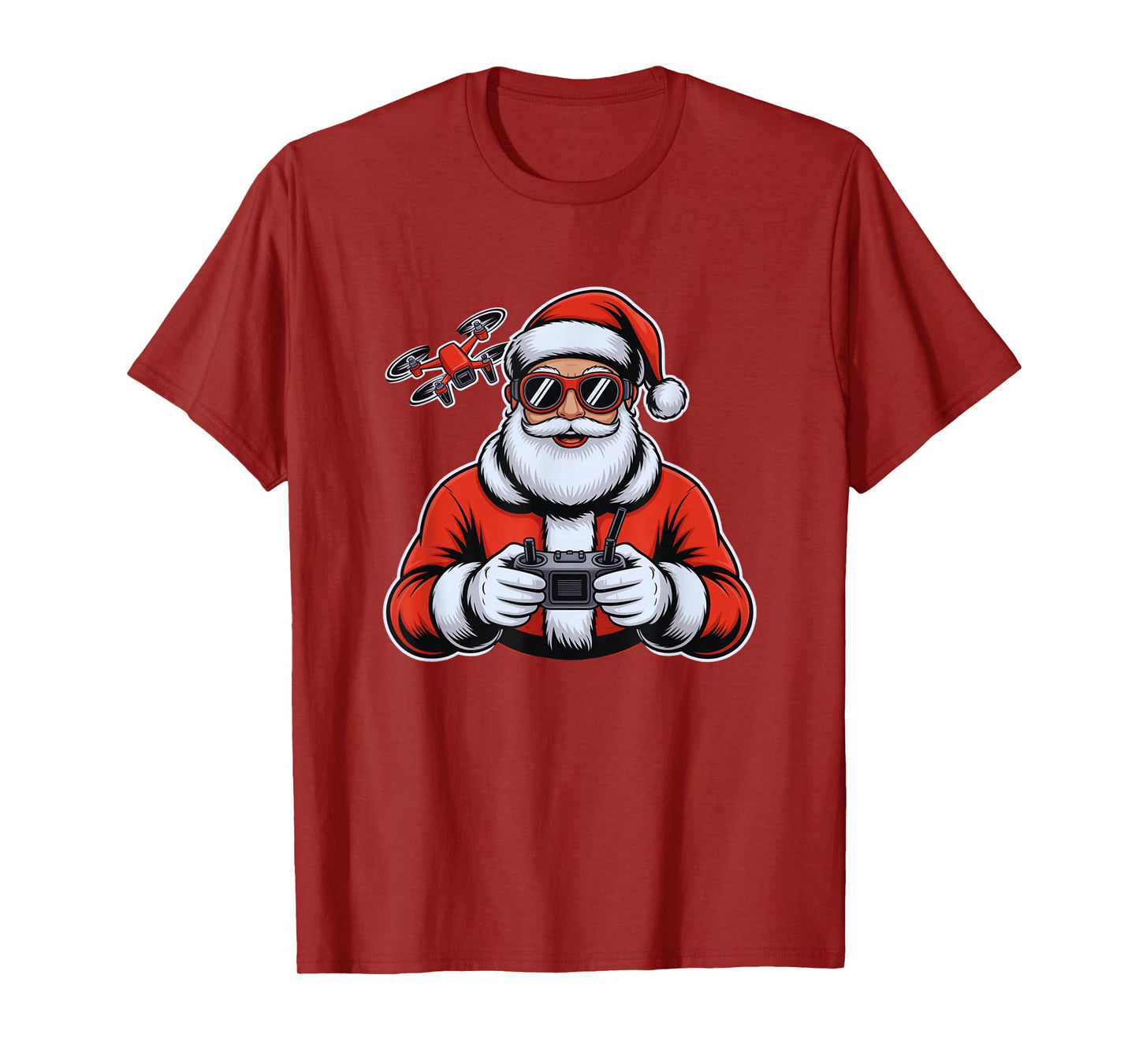 Santa Drone Pilot Quadcopter Christmas Funny FPV T-Shirt