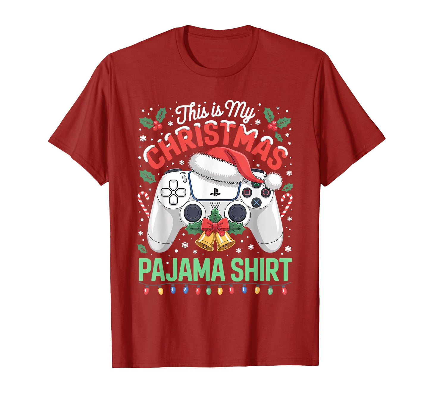 This is My Christmas Pajama Gamer Video Game Boys Kids T-Shirt