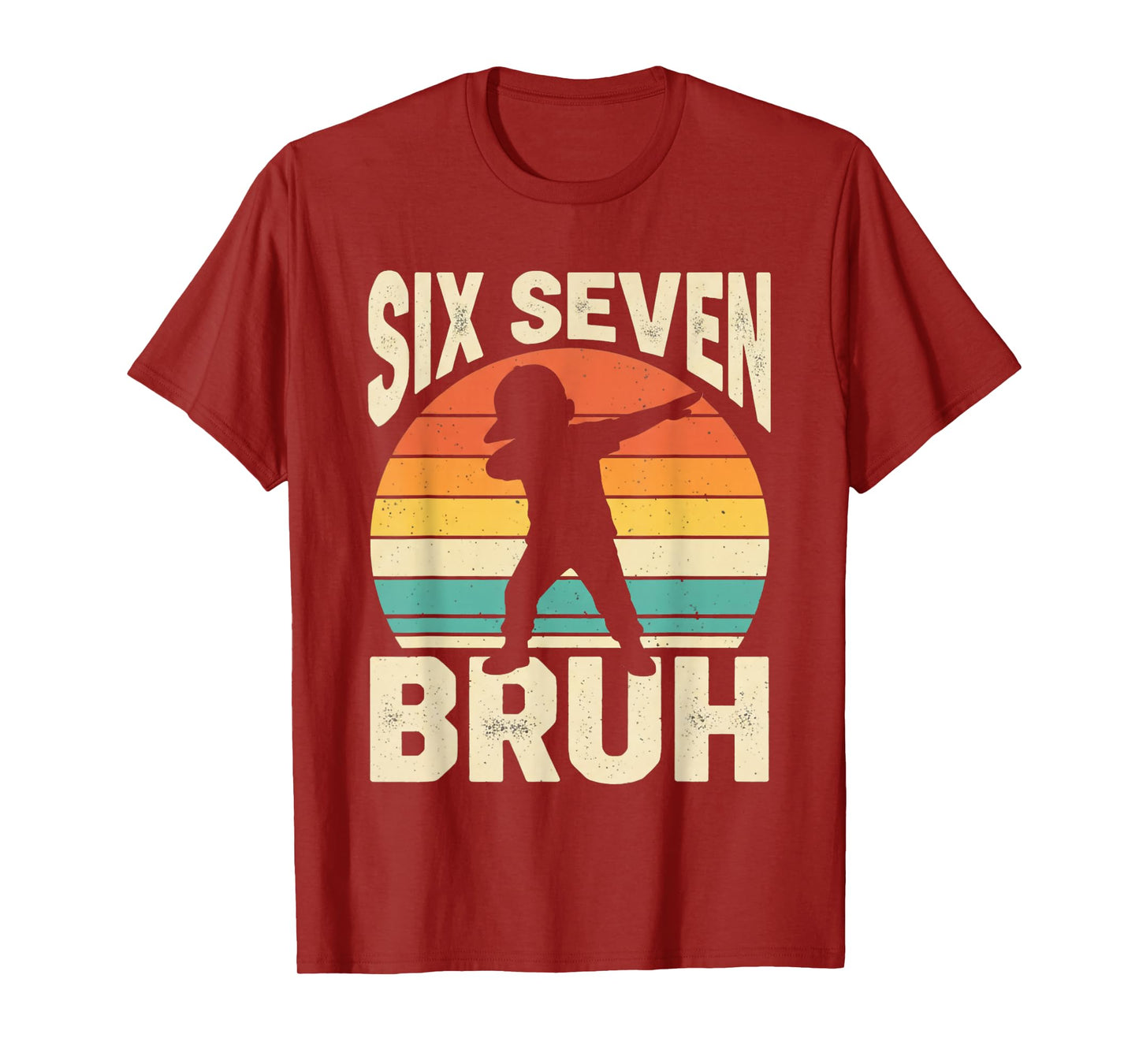 67 Meme 6 7 Numbers Dabbing Six Seven Bruh Funny Boys Kids T-Shirt