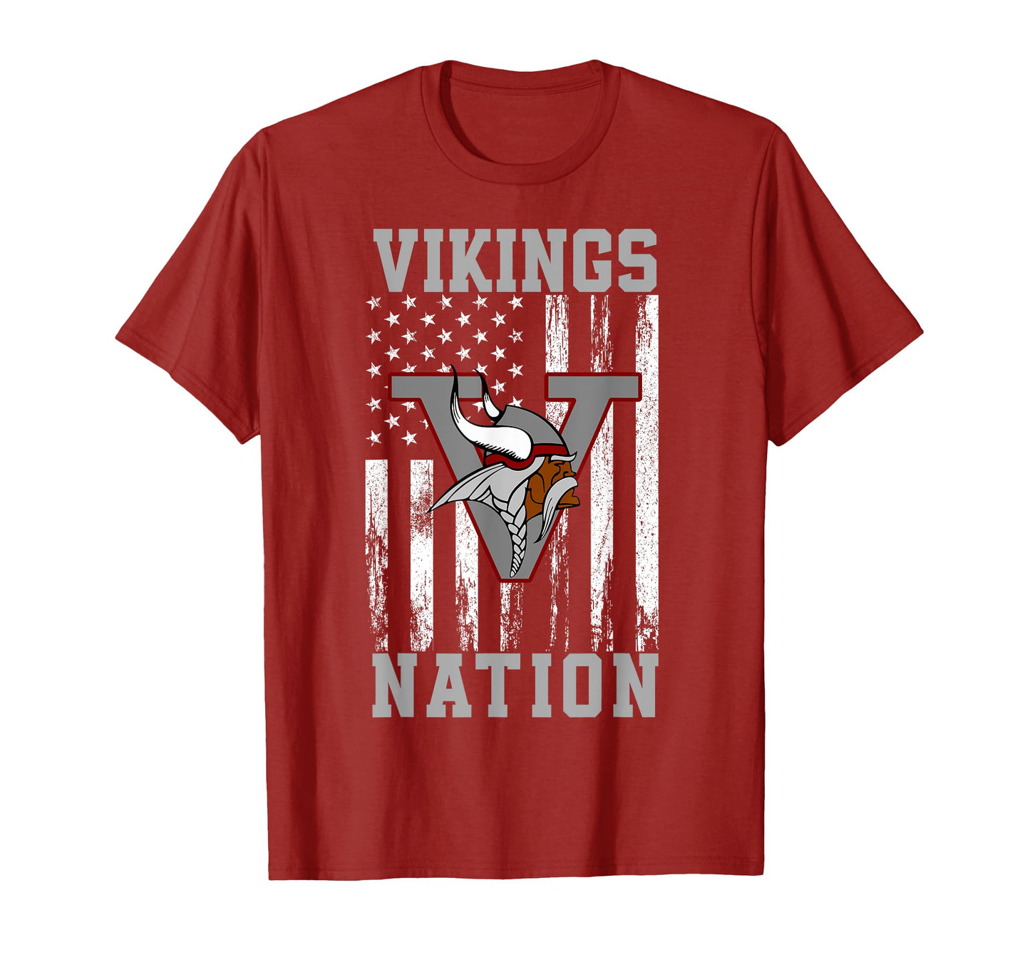 Raines Vikings Logo Nation HS T-Shirt