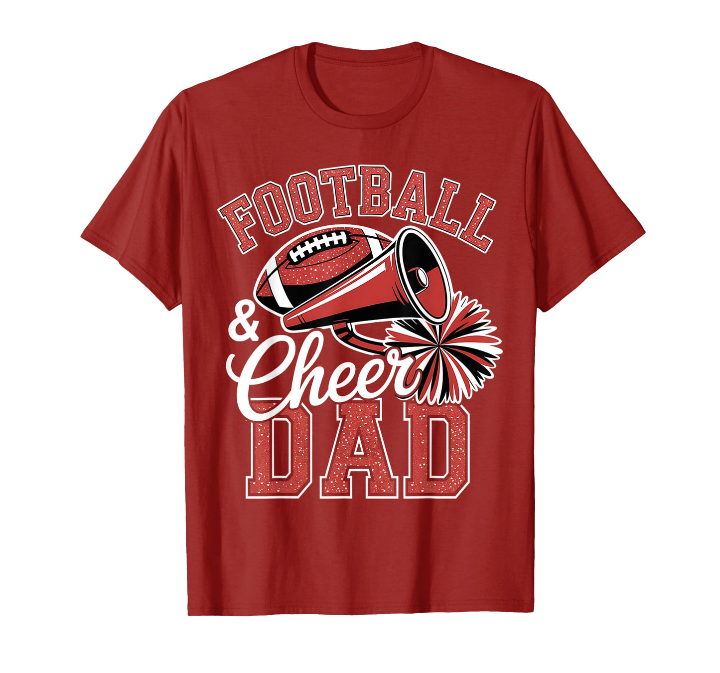 Football Cheer Dad for Women Men Vintage Cheerleader T-Shirt