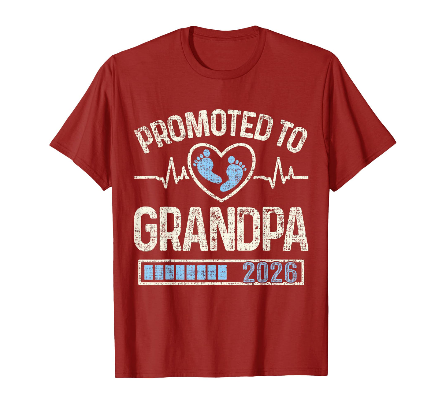 Promoted to Grandpa 2026 Expecting Baby Soon to Be Grandpa T-Shirt