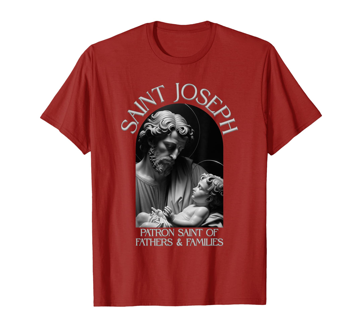 St Joseph fathers day patron Saint Catholic T-Shirt