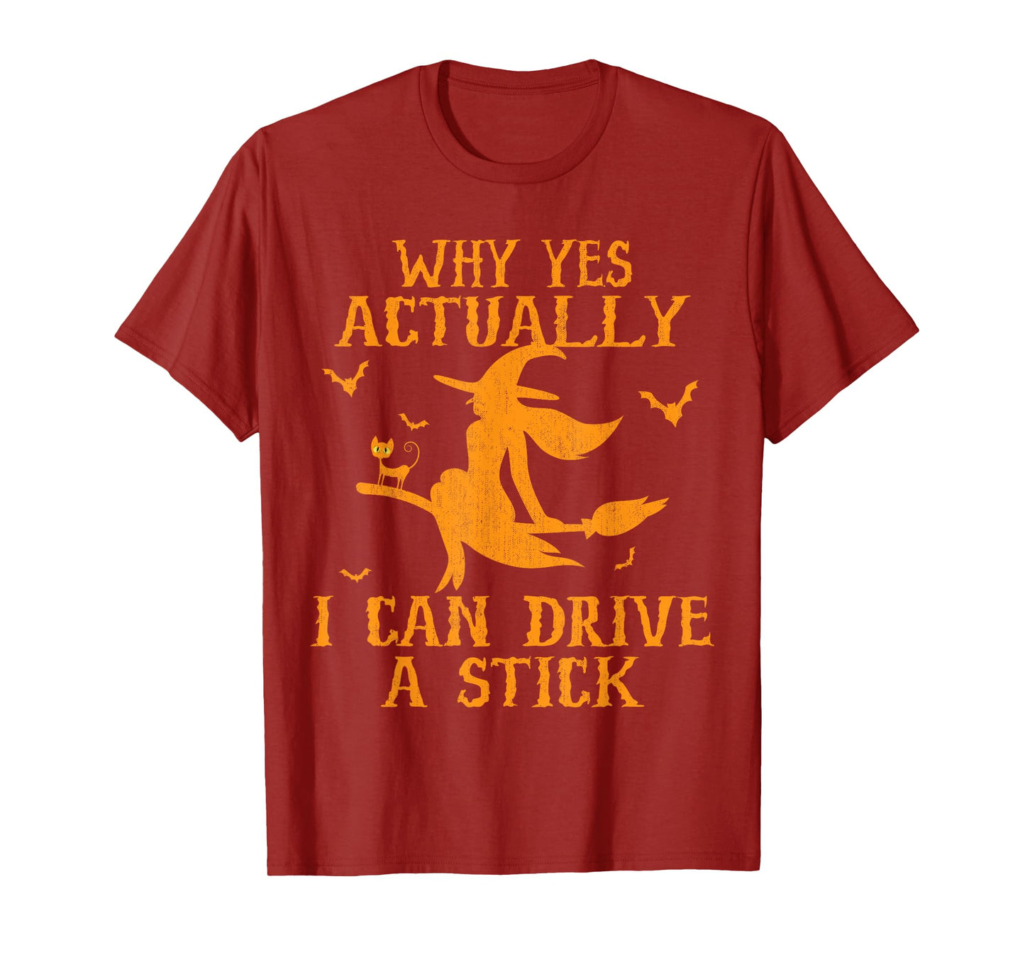 Yes Actually I Can Drive A Stick Halloween Costume T-Shirt