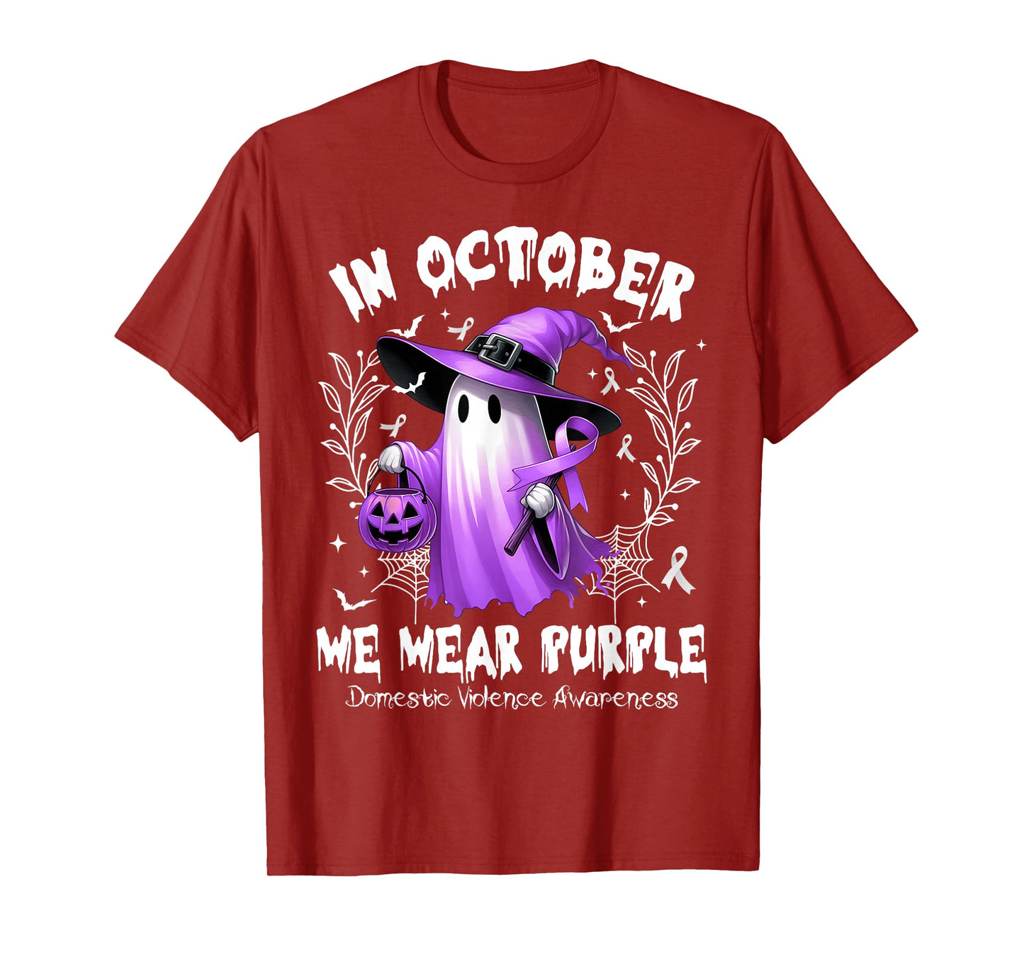 in October We Wear Purple for Domestic Violence Awareness T-Shirt
