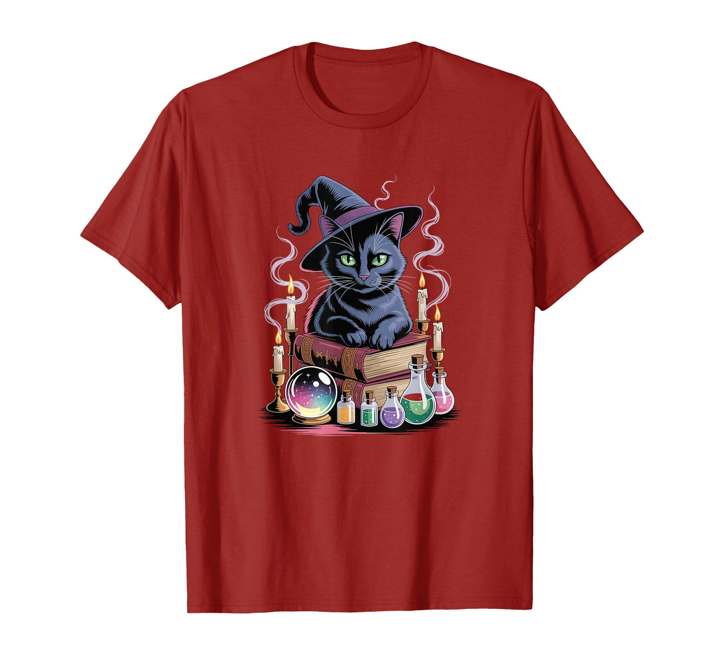 Halloween Witch Bombay Cat T-Shirt