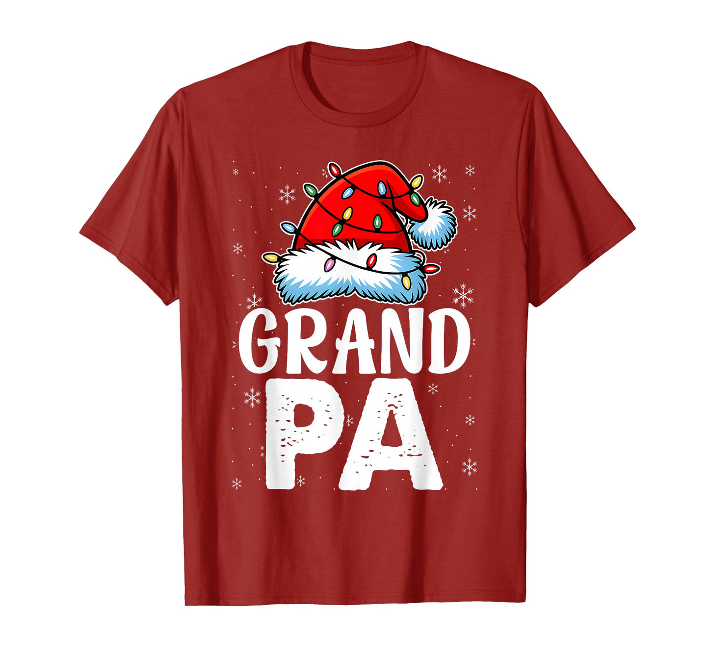 Grandpa Santa Christmas Family Matching Pyjamas Xmas Father T-Shirt