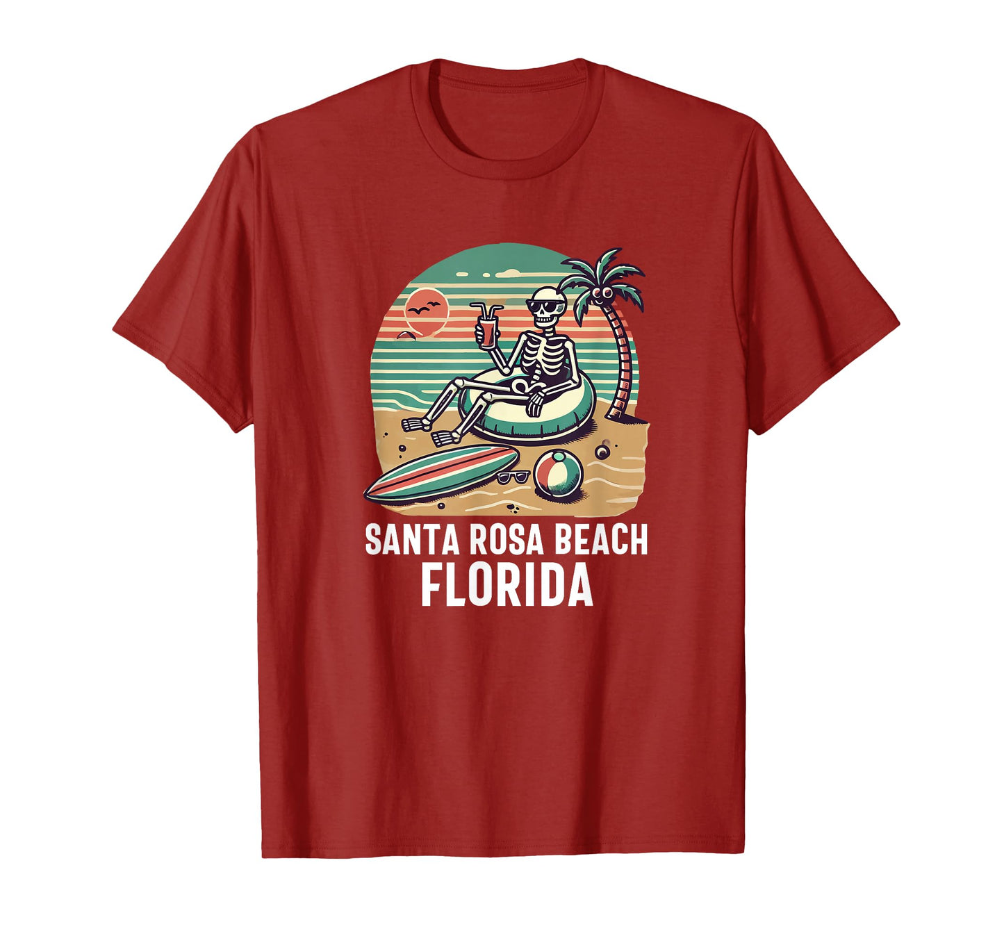 Santa Rosa Beach Florida Souvenir Walton County T-Shirt