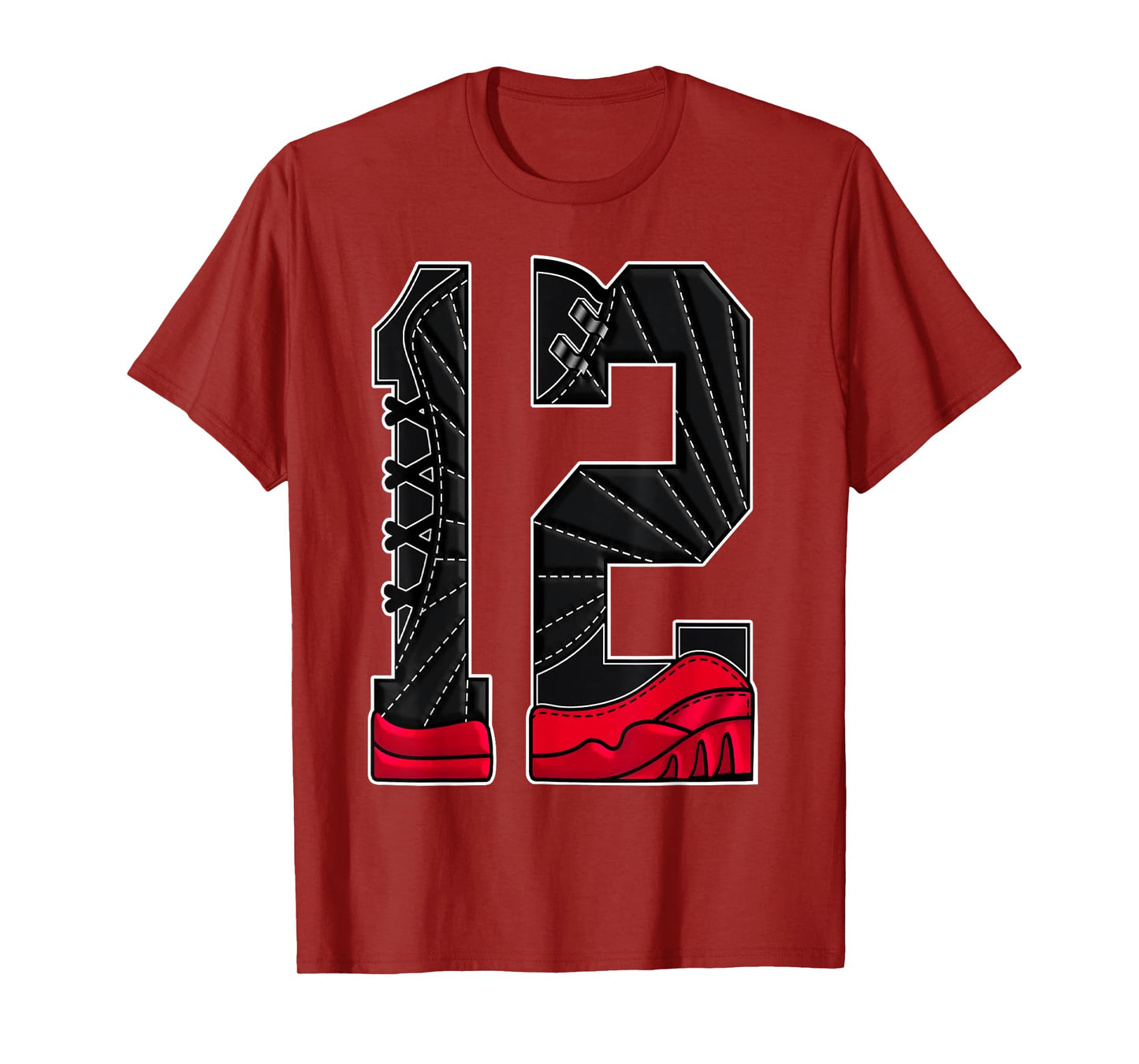 Number 12 Flu Game 12s Retro Matching Tee For Men Women T-Shirt