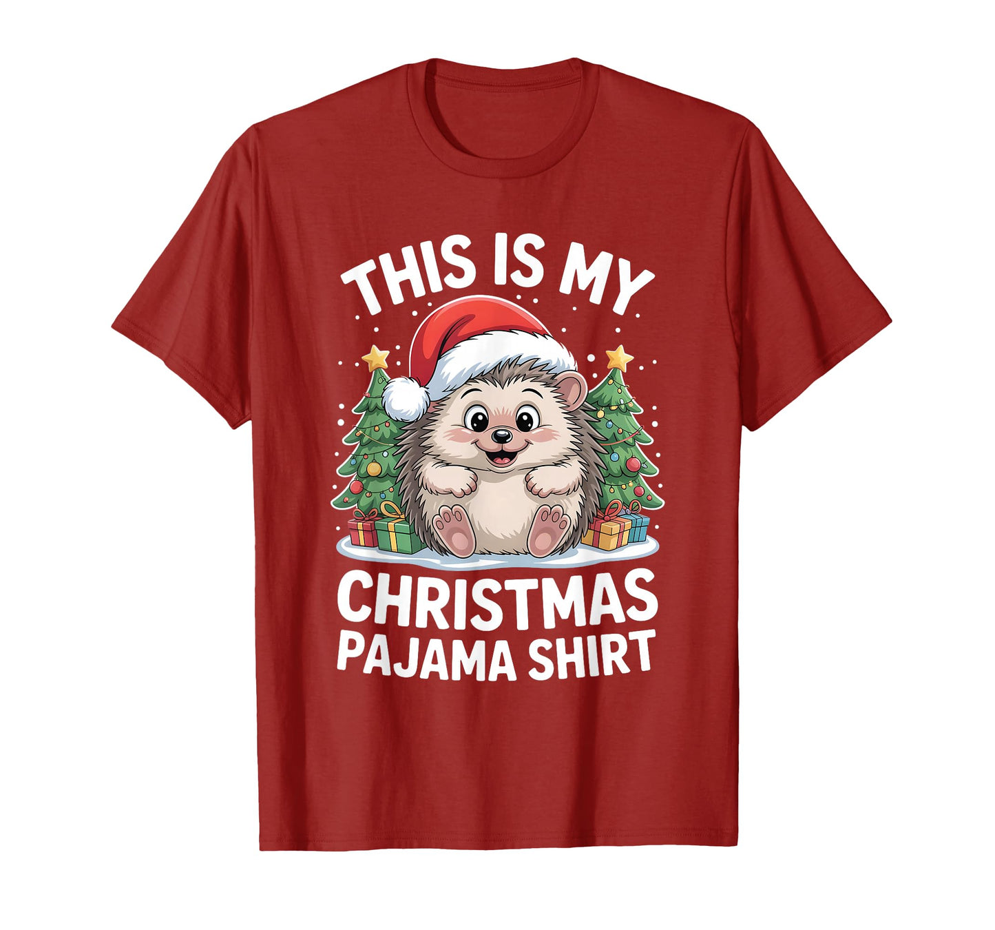This is My Christmas Pajama Hedgehog T-Shirt