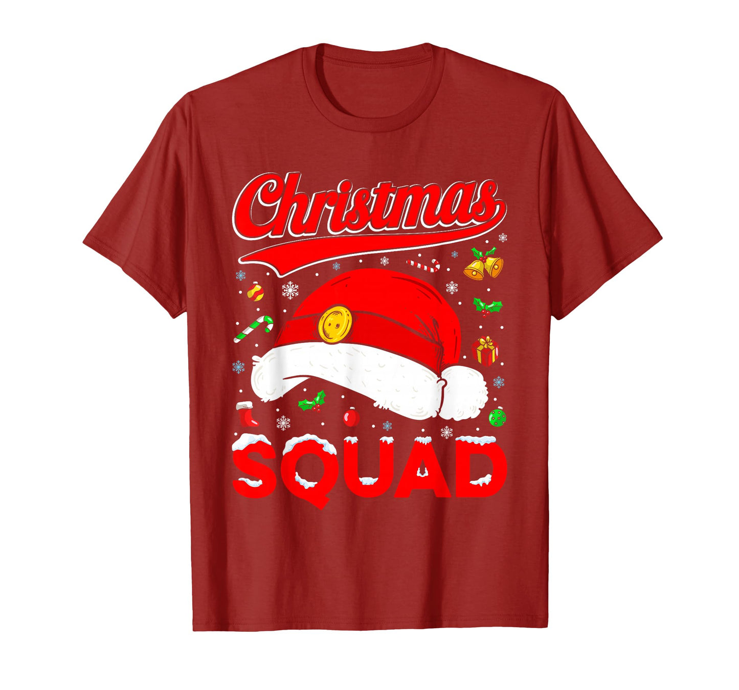 Christmas Squad Funny Xmas Tree Family Matching Pajamas Boys T-Shirt