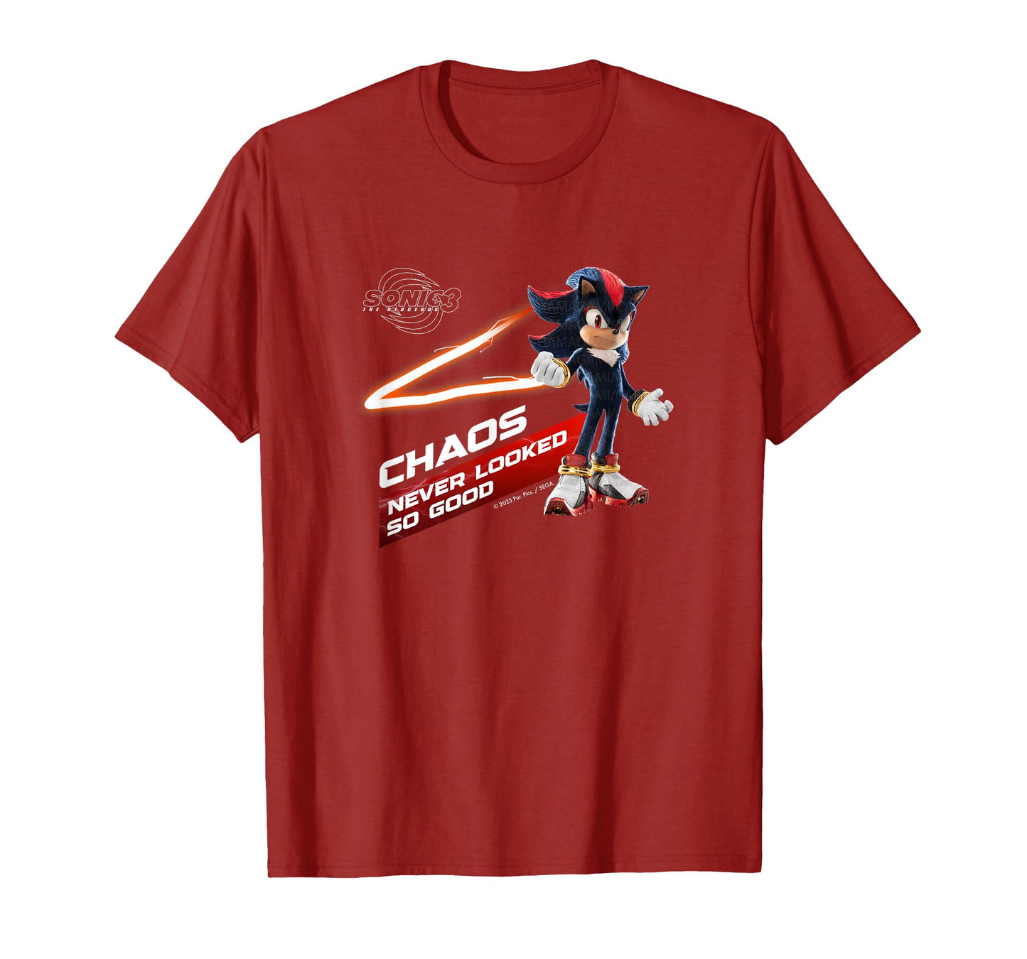 Sonic the Hedgehog 3 - Shadow "Chaos Never Looked So Good" T-Shirt