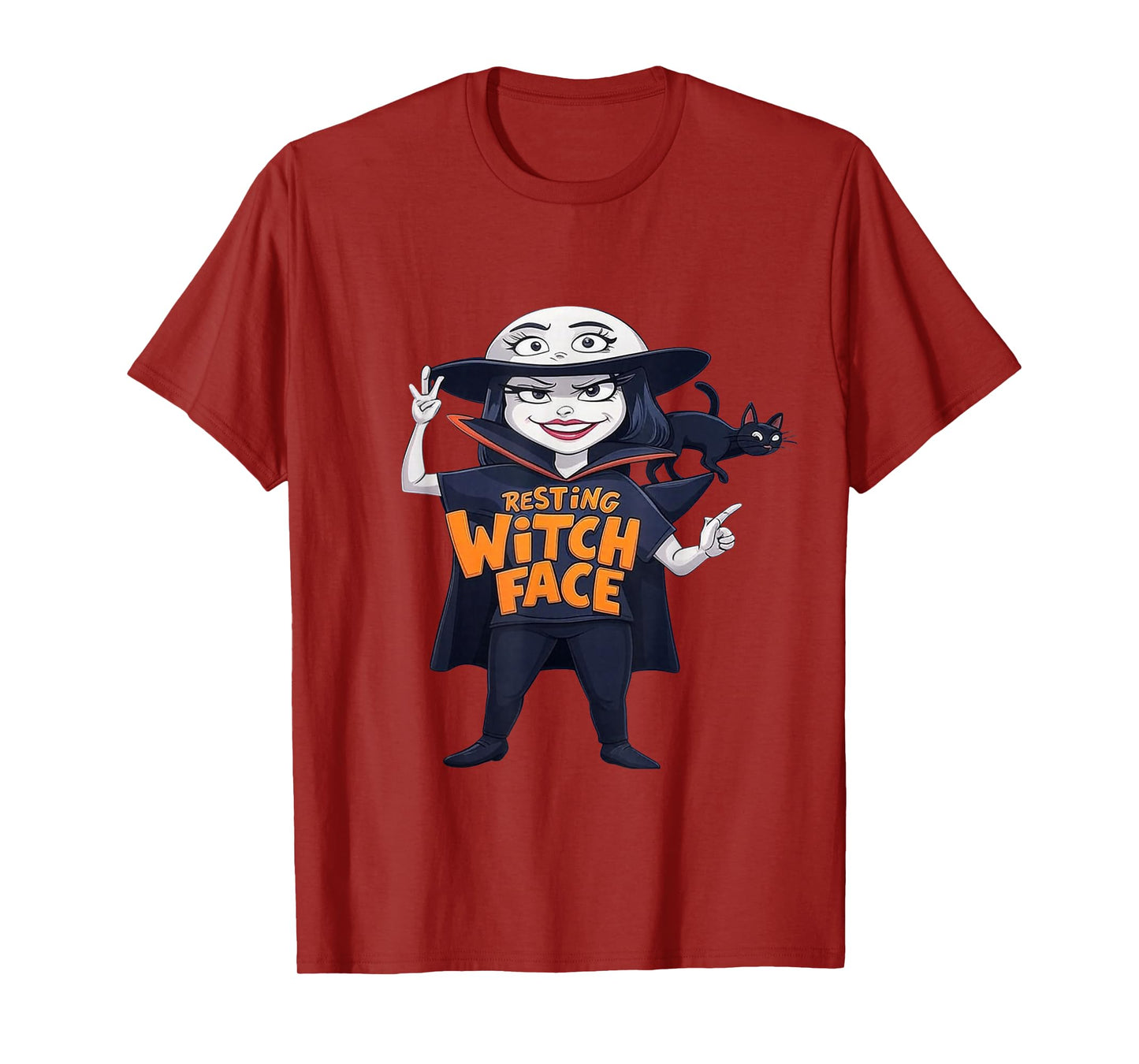 Resting Witch Face – Funny Halloween Witch for Women & Teens T-Shirt