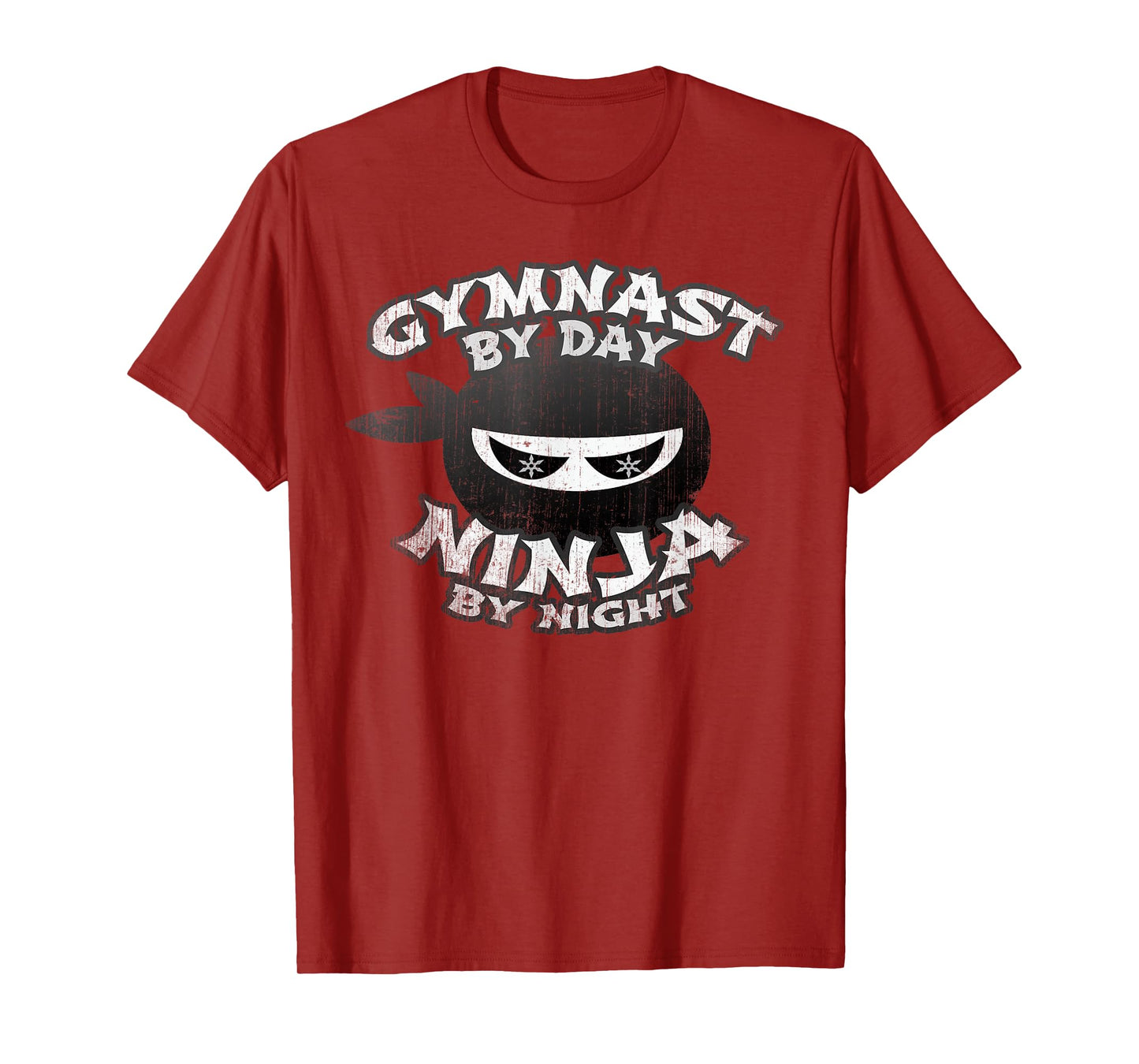 Cute GYMNAST Day NINJA by NIGHT Gymnastics Team Girl Flippin T-Shirt