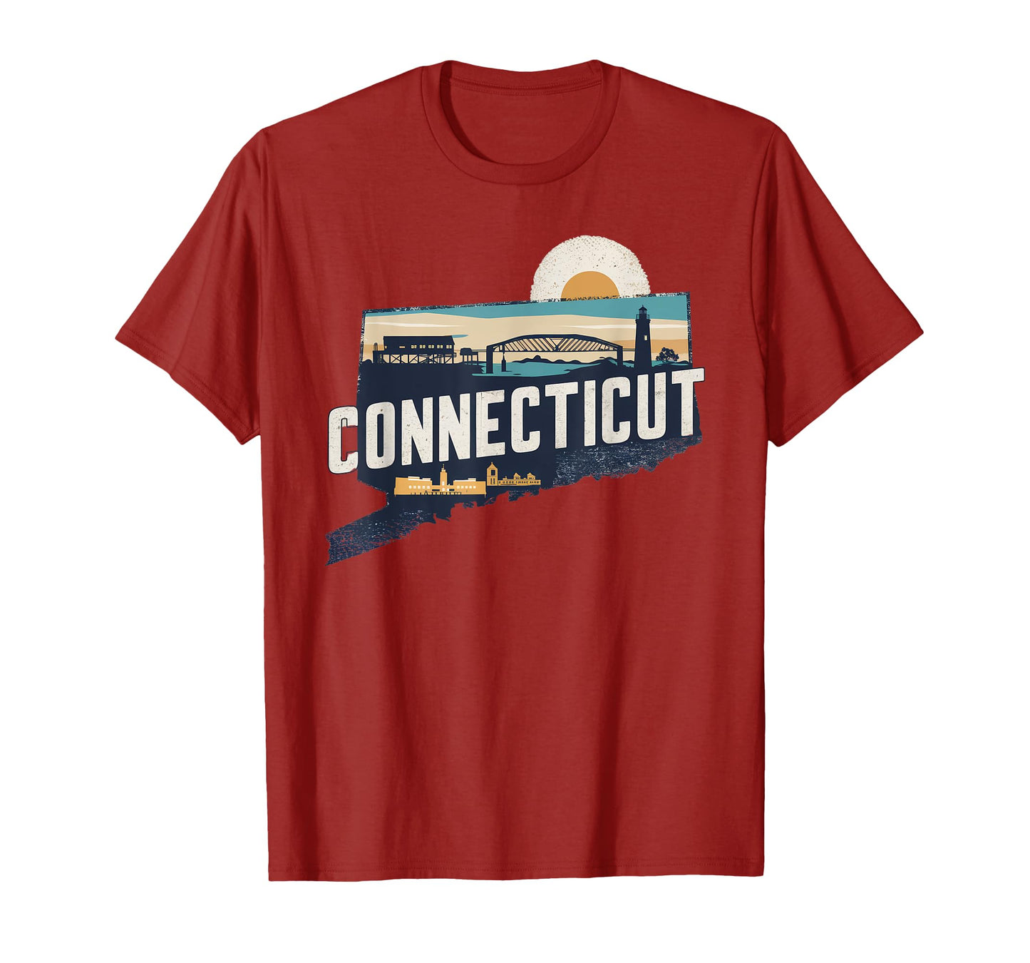 Connecticut State of Connecticut Retro Connecticut T-Shirt