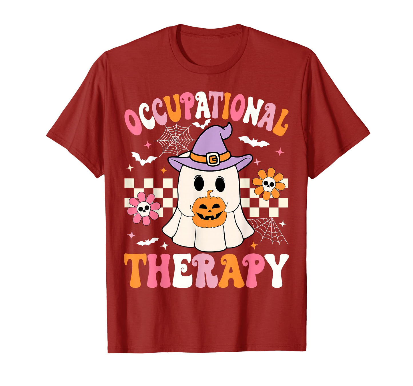 Groovy OT Halloween Occupational Therapy Halloween OT Ghost T-Shirt