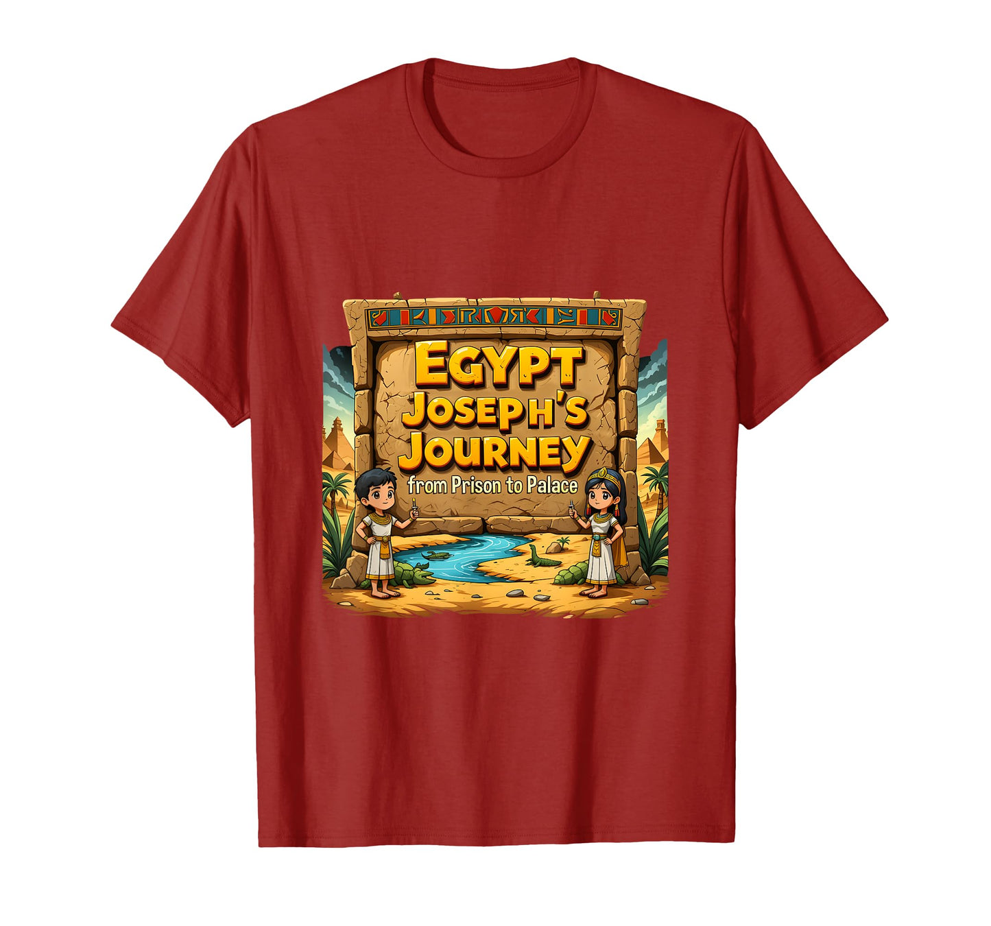 Kids VBS 2025 Camp Youth Trip Egypt Adventure T-Shirt