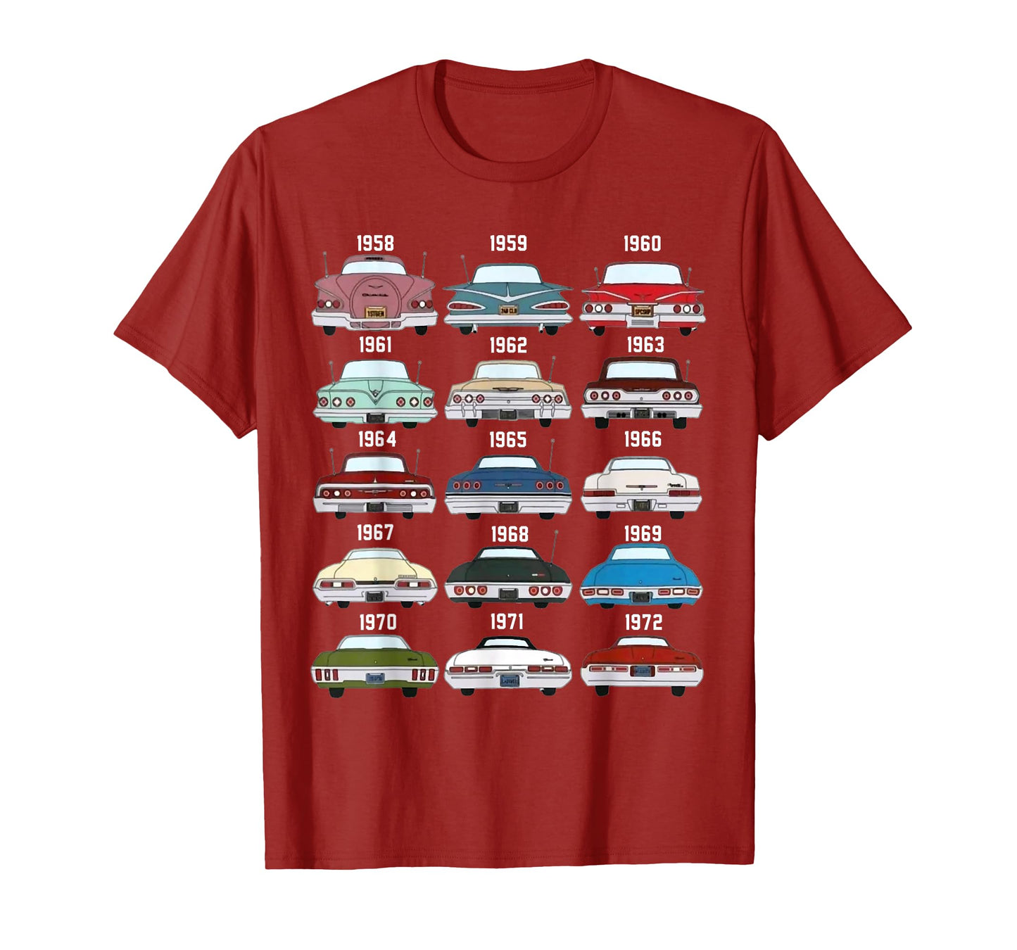 1958 59 60 61 62 63 64 65 66 67 68 69 70 71 72 impala ss T-Shirt