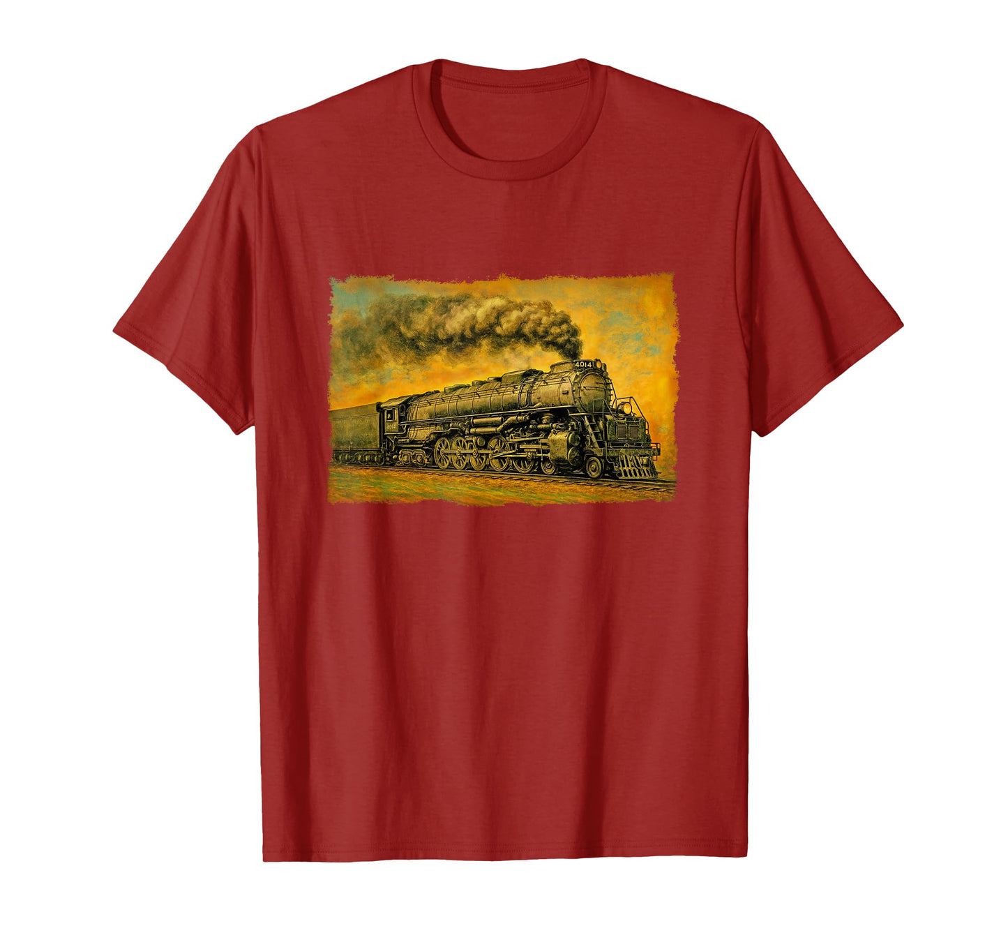 1940s Big Boy Steam Engine Locomotive - Vintage 4014 Train T-Shirt