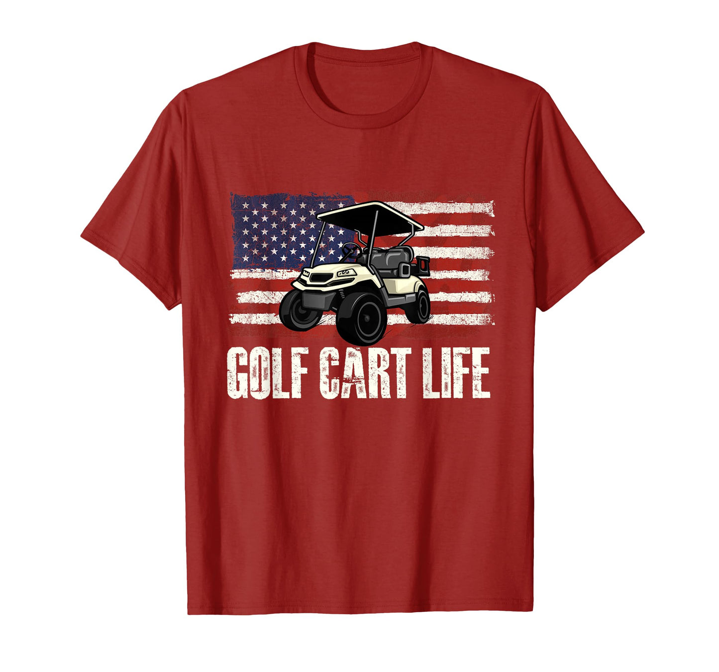 Golf Cart Life - Golf Lover Golfing Golfer Putter T-Shirt