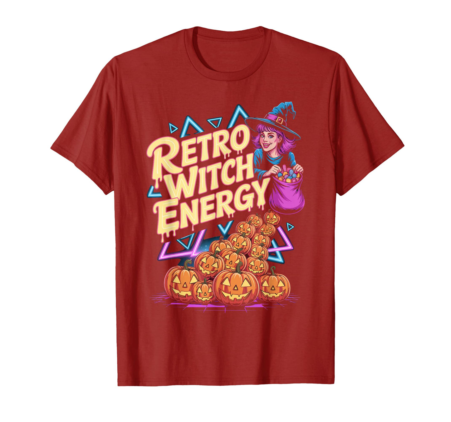 Retro Funny Witch Halloween T-Shirt