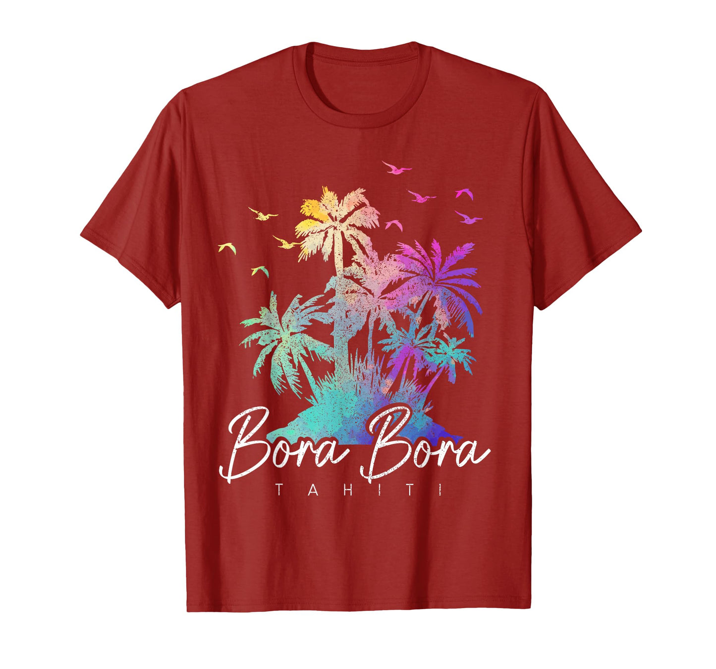 Bora Bora Tahiti Beach Vacation Vintage Souvenir T-Shirt