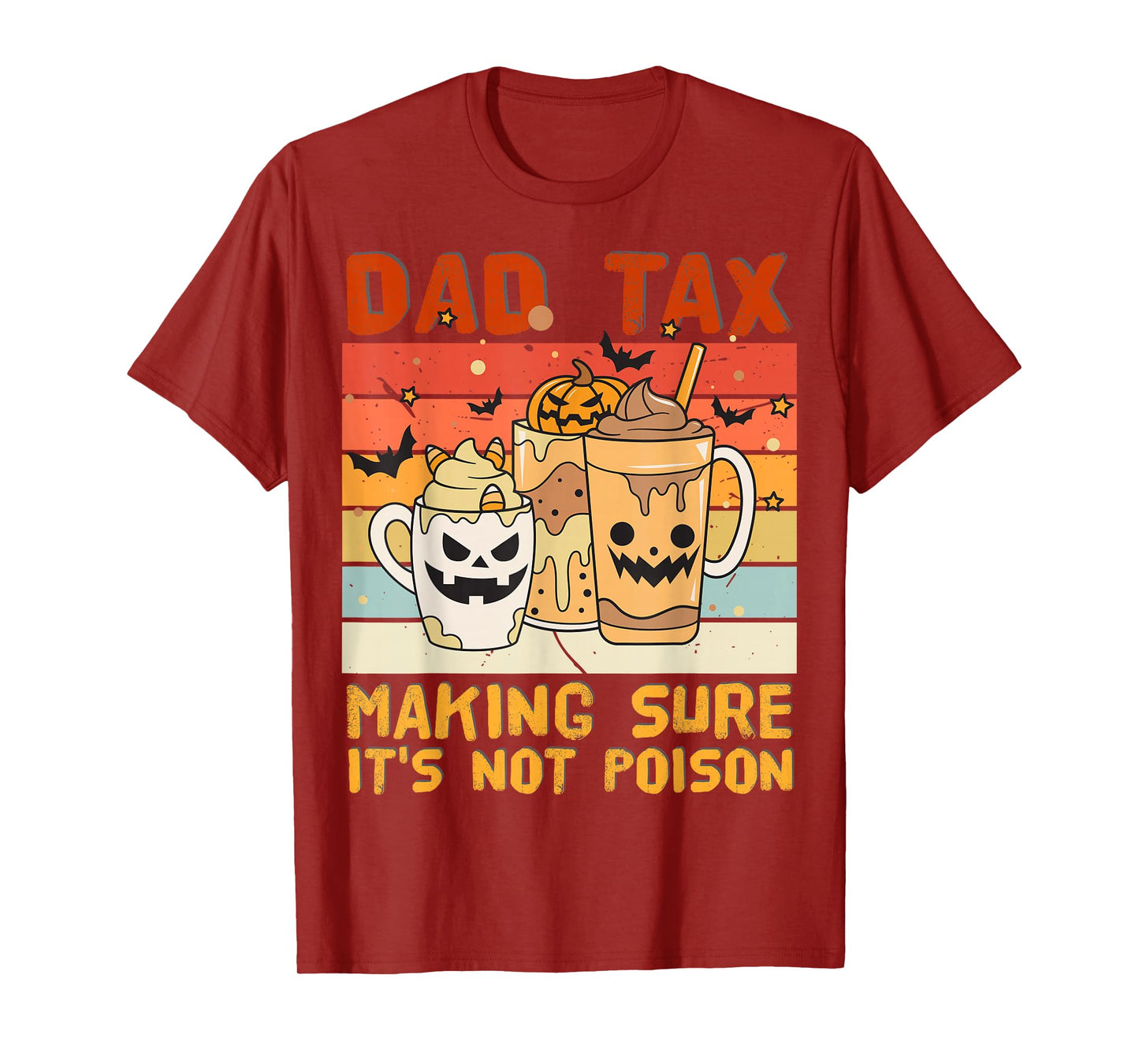 Funny Daddy Boo Halloween Family Matching Costume Ghost Dad T-Shirt
