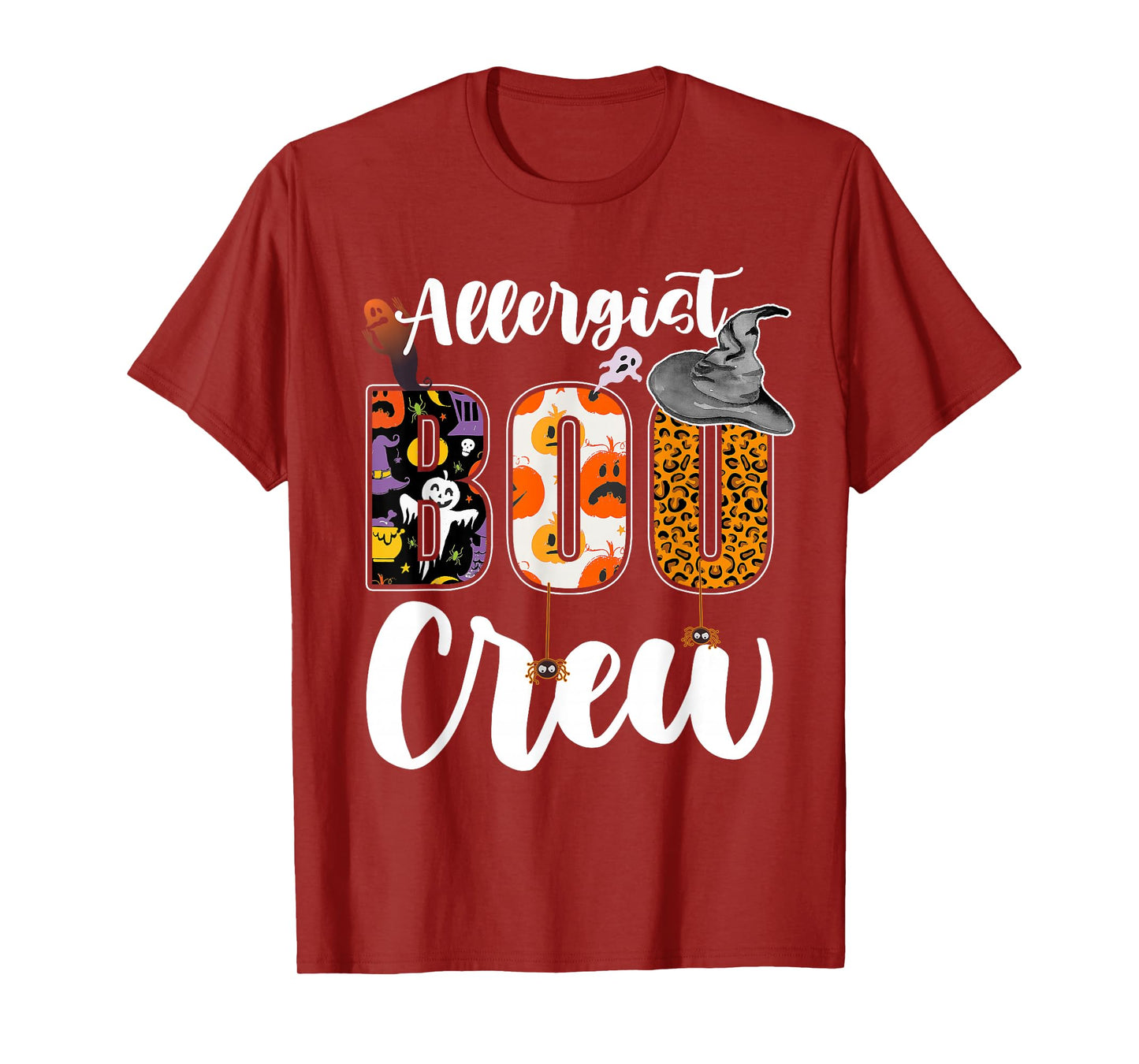 Allergist Boo Crew Halloween Match Immunologist T-Shirt