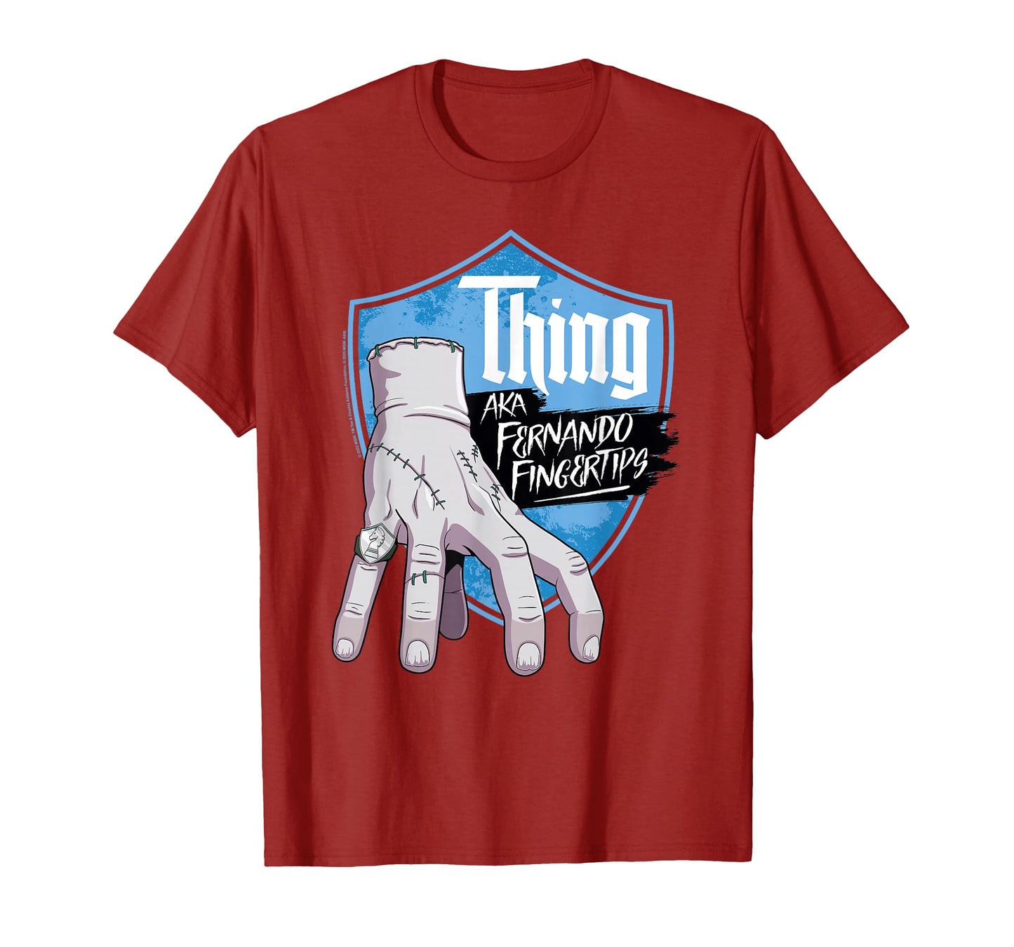 Wednesday Season 2 Thing AKA Fernando Fingertips Logo T-Shirt