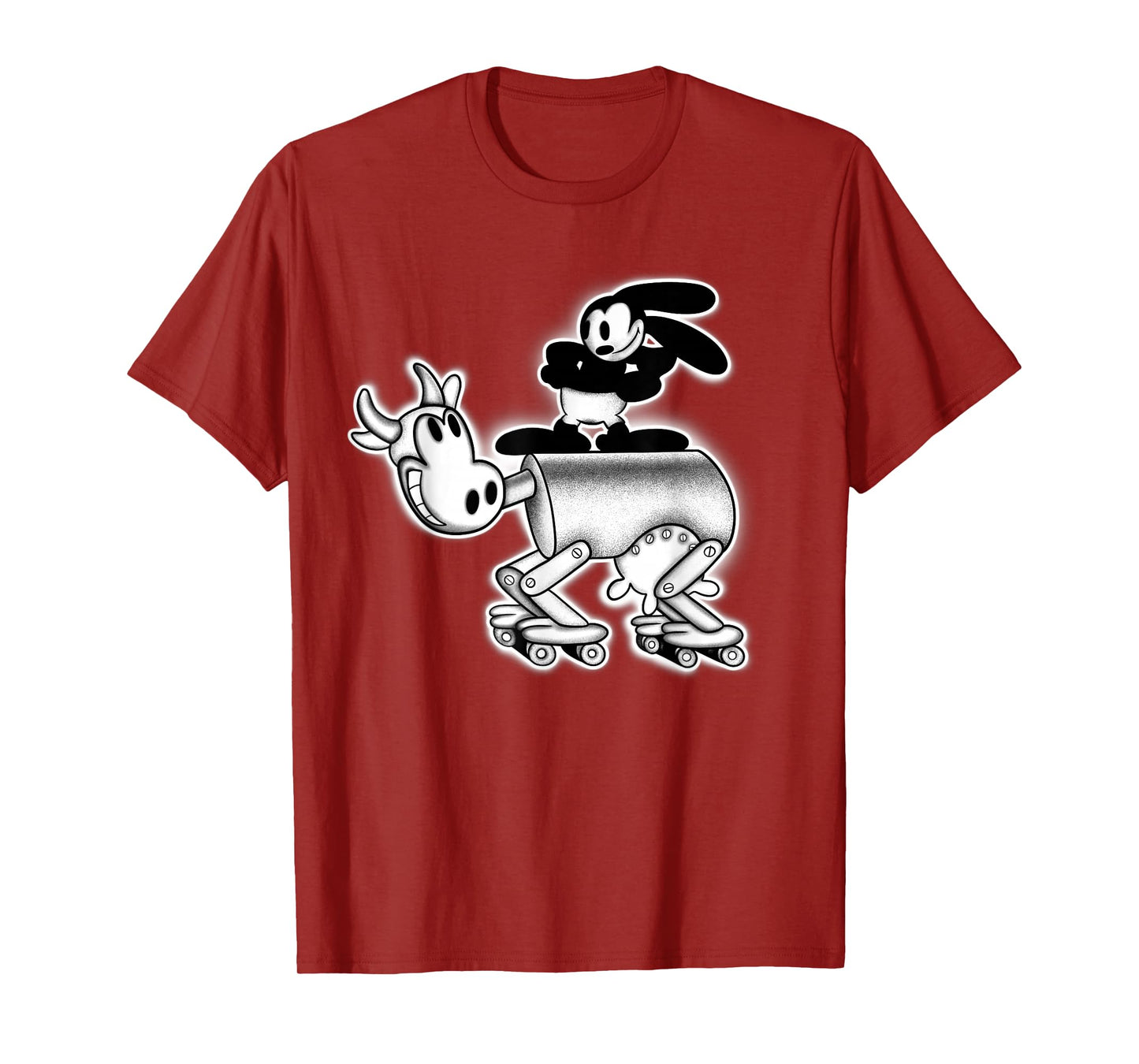 Oswald Rabbit in The Mechanical Cow x 1927 Cartoon T-Shirt