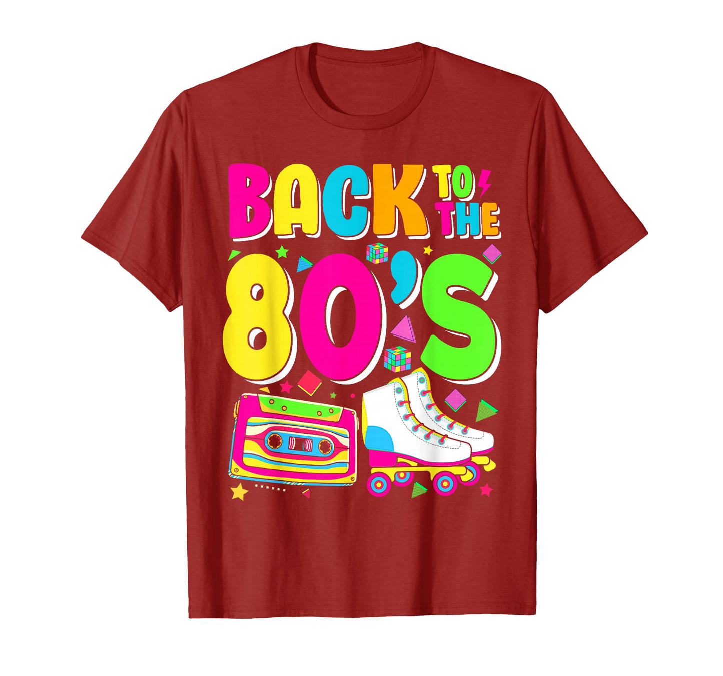 Back To 80's 1980s Outfit Costume Eighties Retro Party T-Shirt