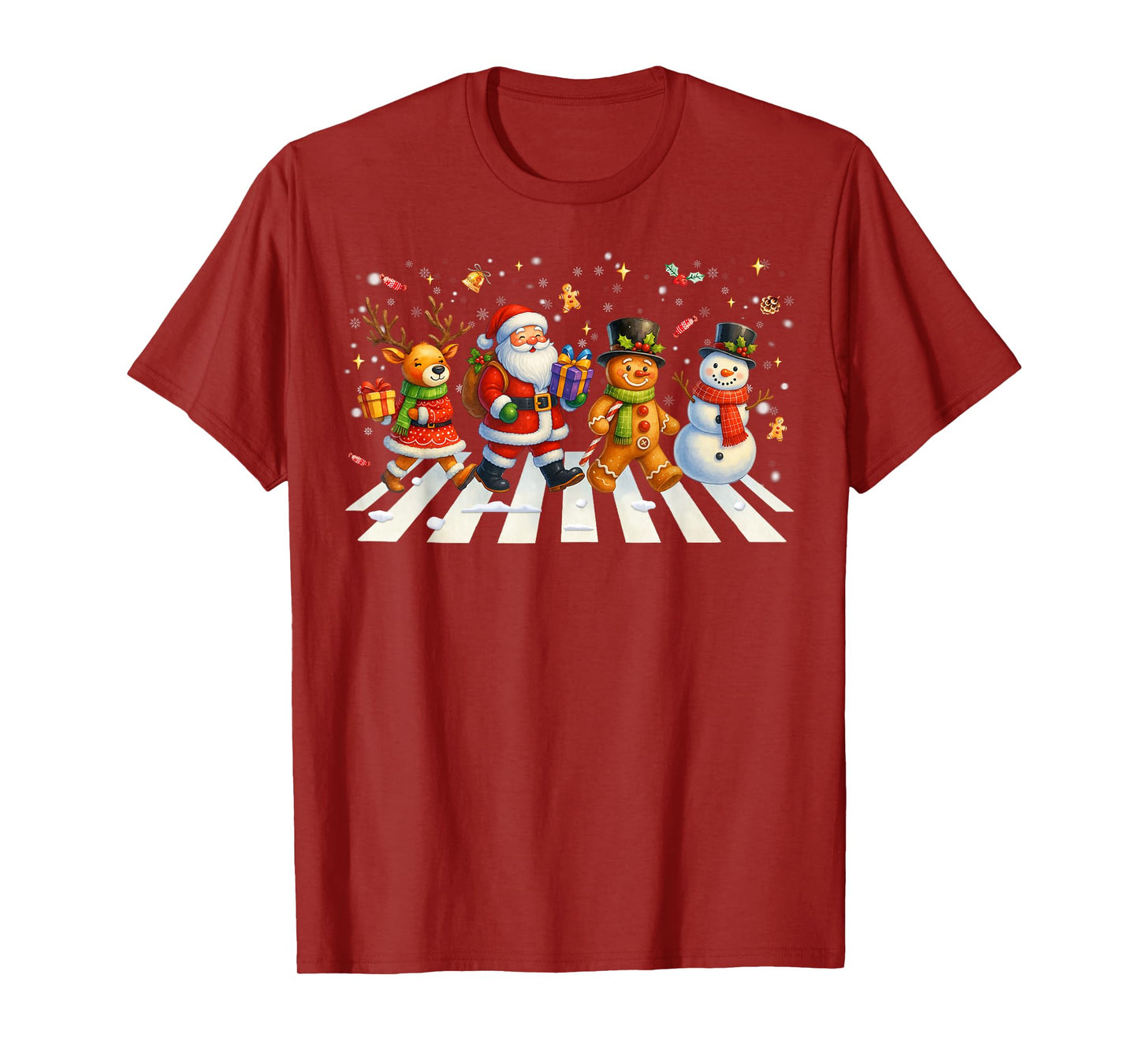 Funny Christmas Squad Santa Gingerbread Xmas Men Women Kid T-Shirt