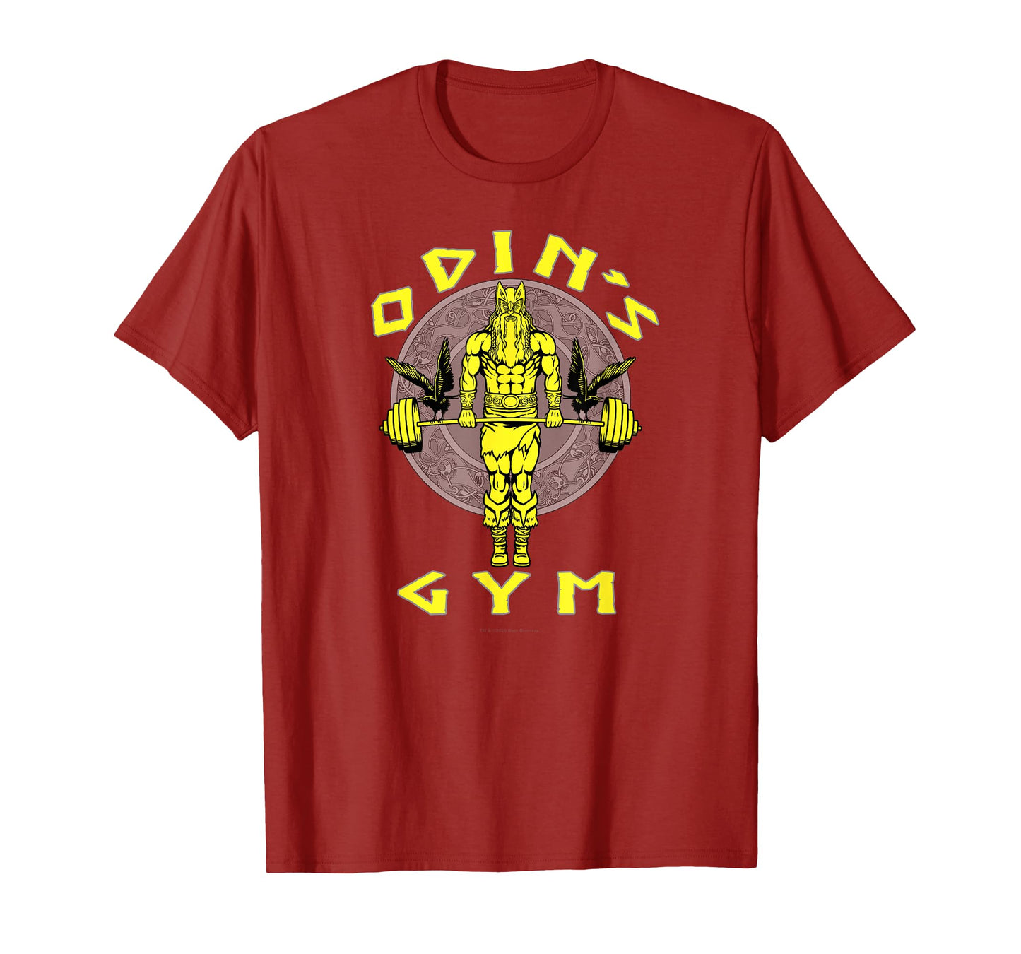 Odin's Gym Fitness Workout Training Weightlifting T-Shirt