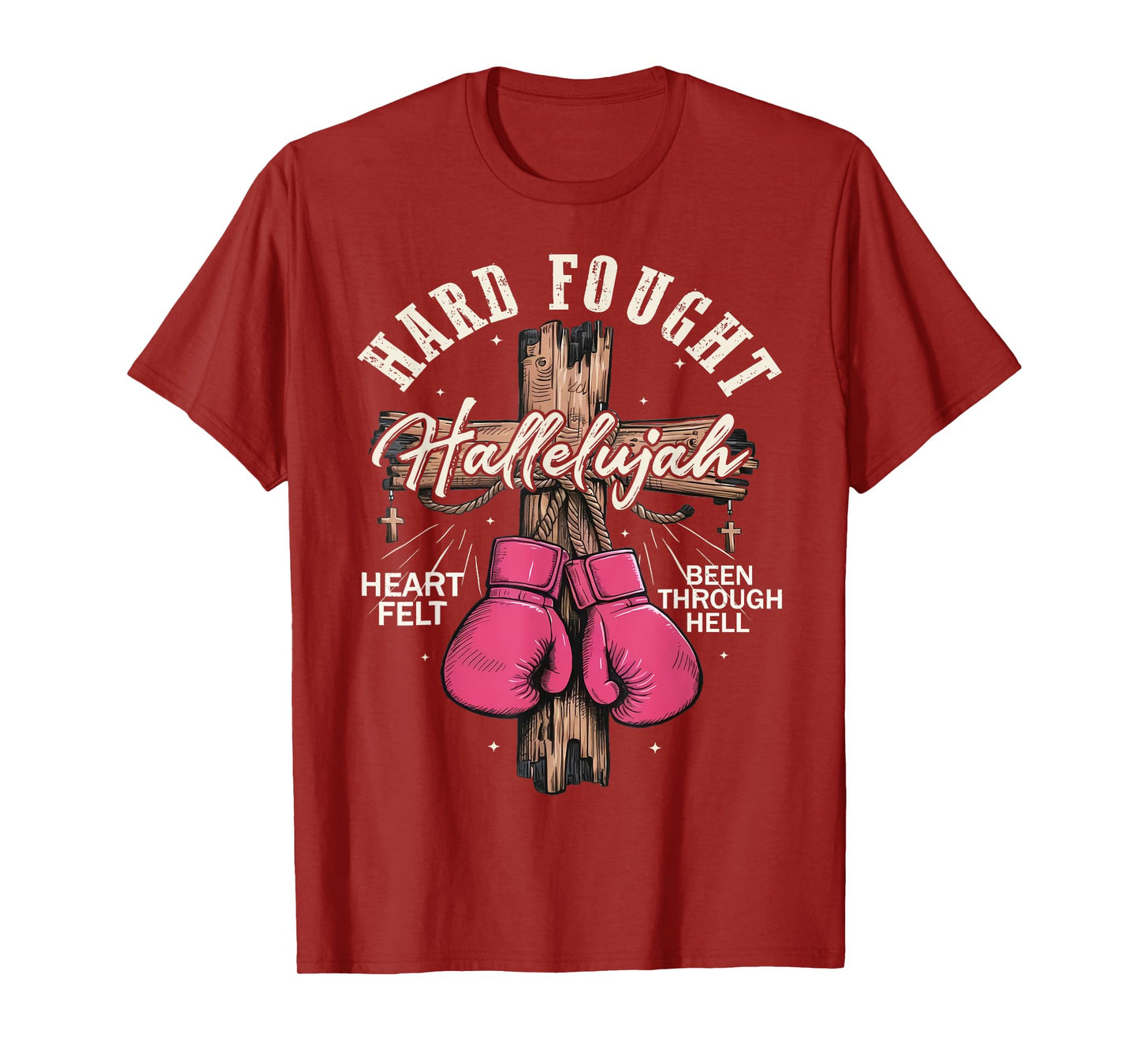 Brandon Hard Fought Hallelujah Praise Jesus T-Shirt