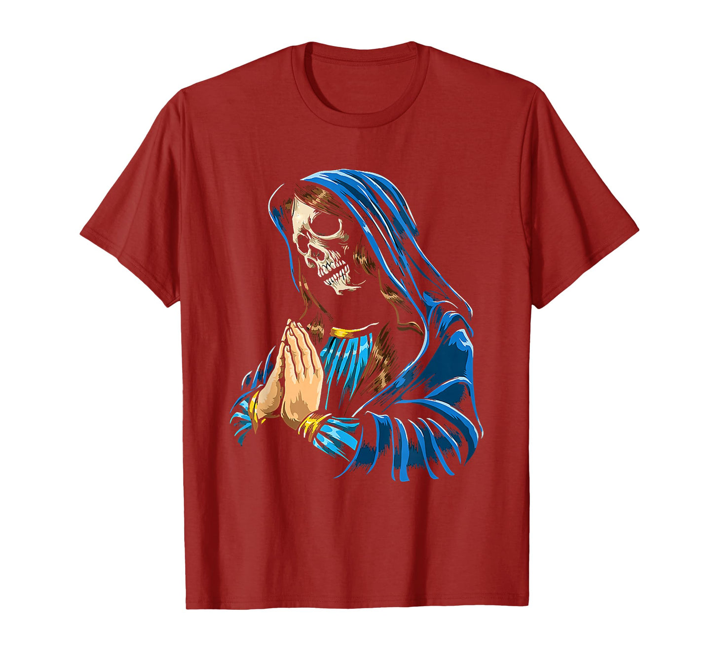 Praying La Calaveras Catrina Graphic Day of The Deads T-Shirt