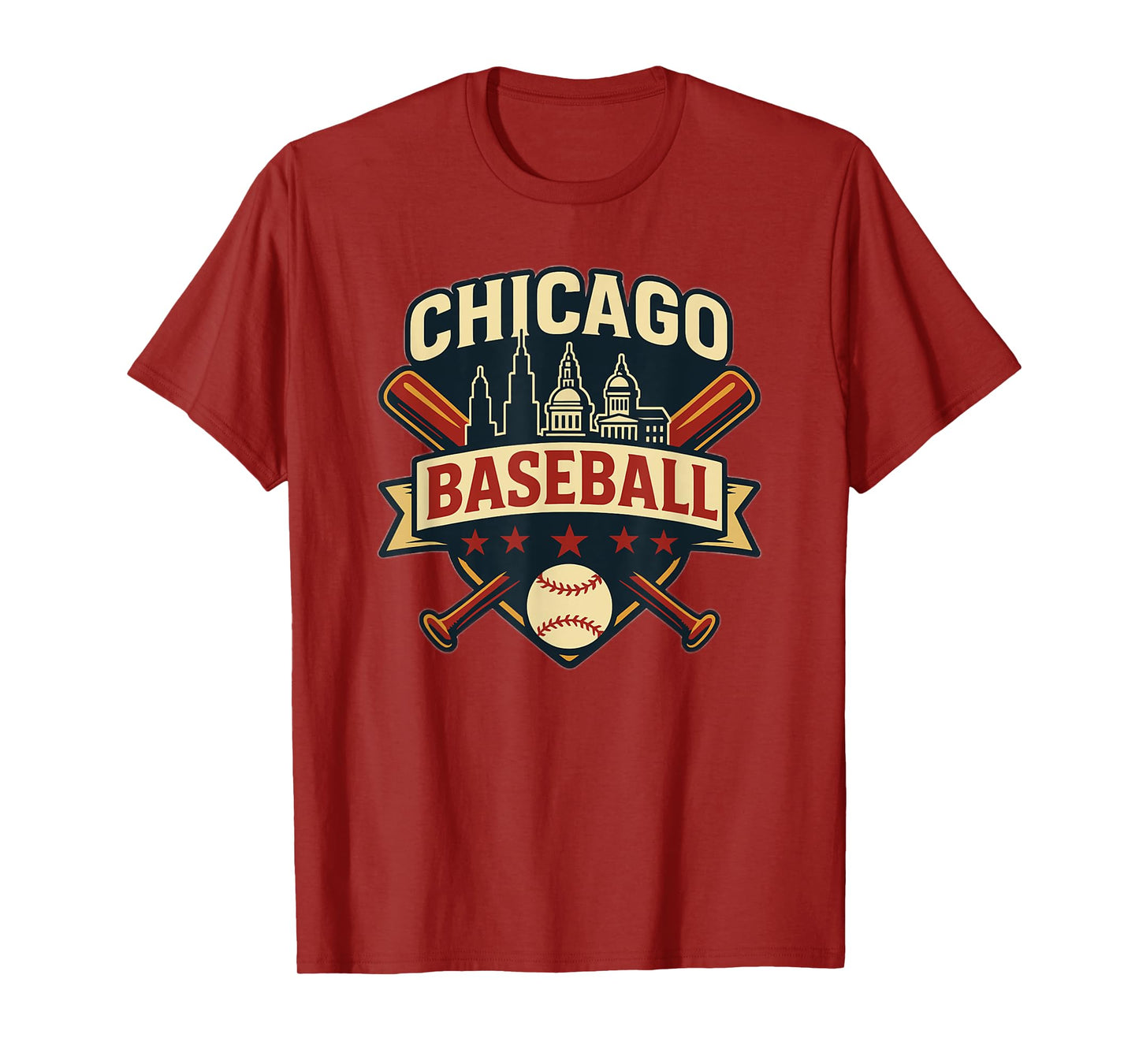 Vintage Chicago Baseball Tee , Chicago Baseball T-Shirt