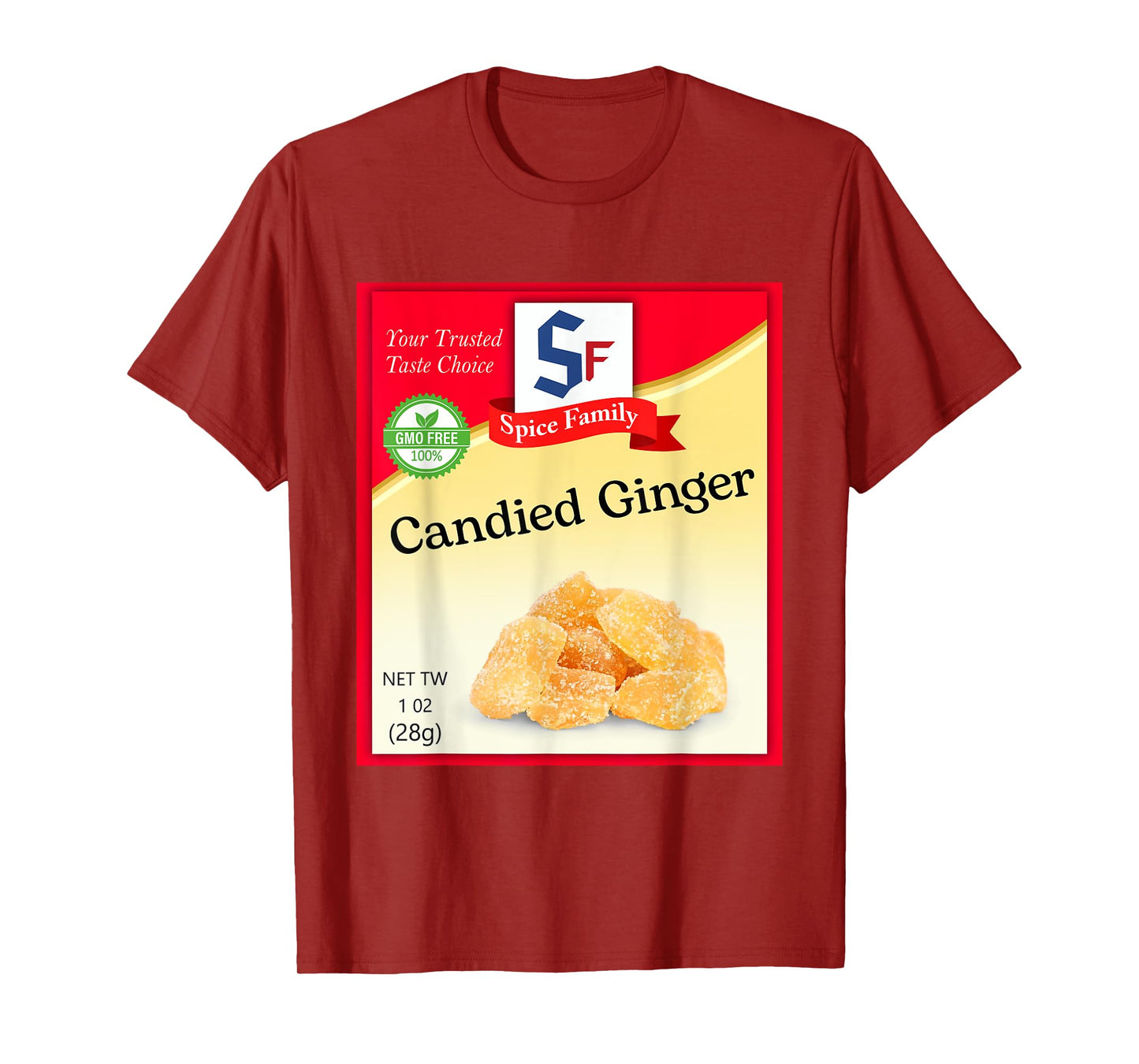 Candied Ginger Condiment Costume Holiday Spice Costumes T-Shirt