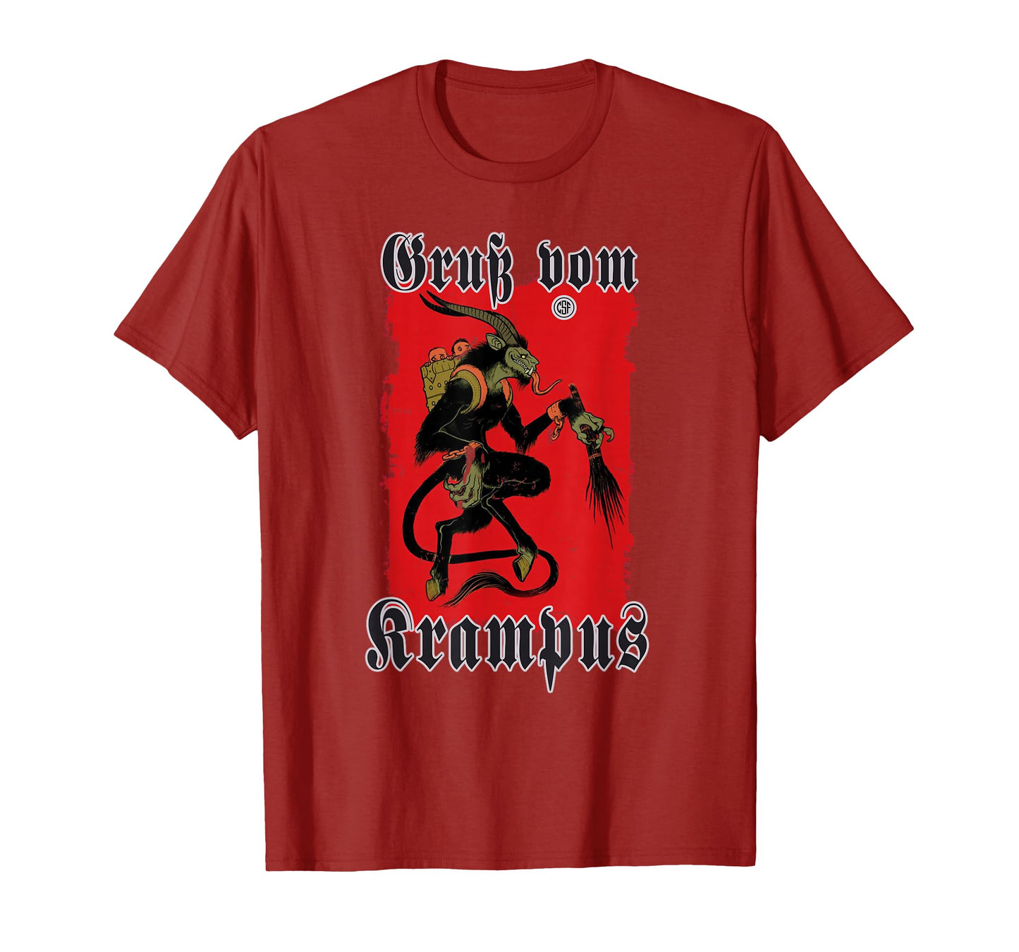 Greeting from Krampus Christmas Legend Figure T-Shirt