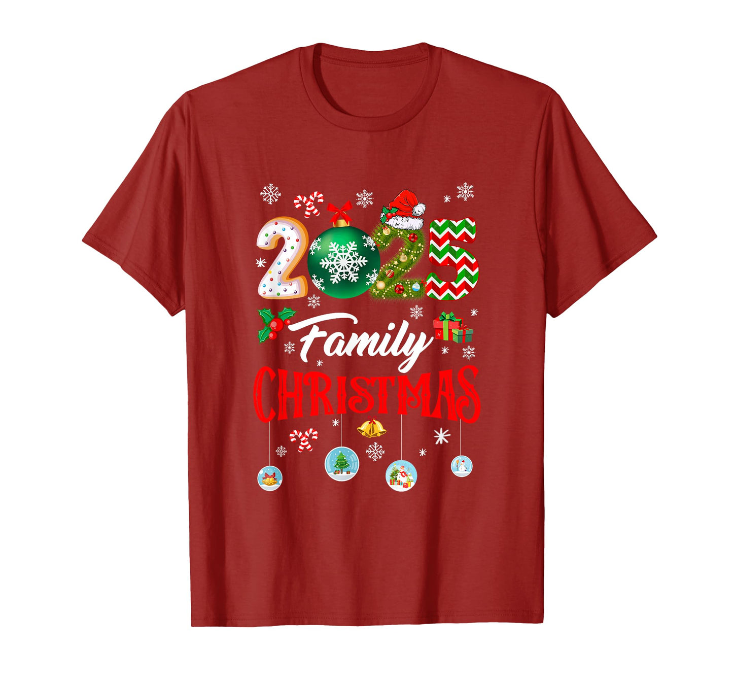 Family Christmas 2025 Matching Family Christmas Xmas Squad T-Shirt