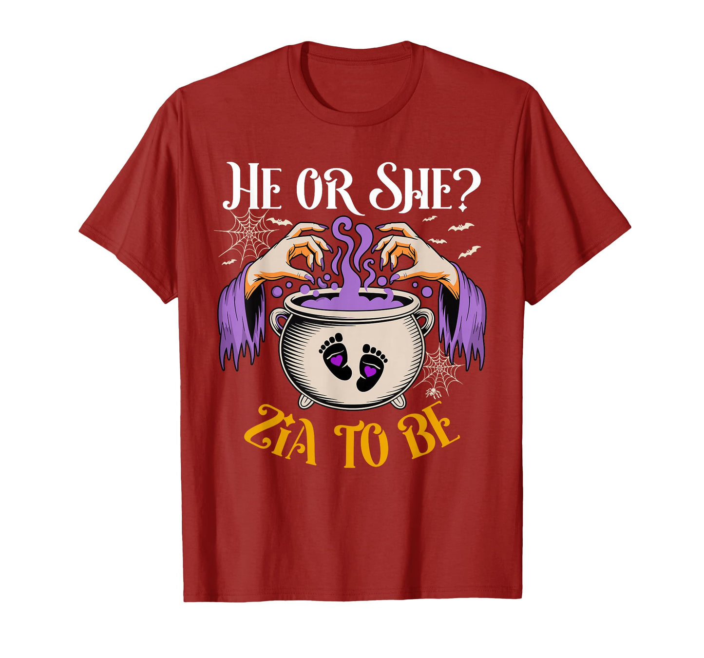 He Or She Zia to Be Baby Reveal Halloween Costume T-Shirt
