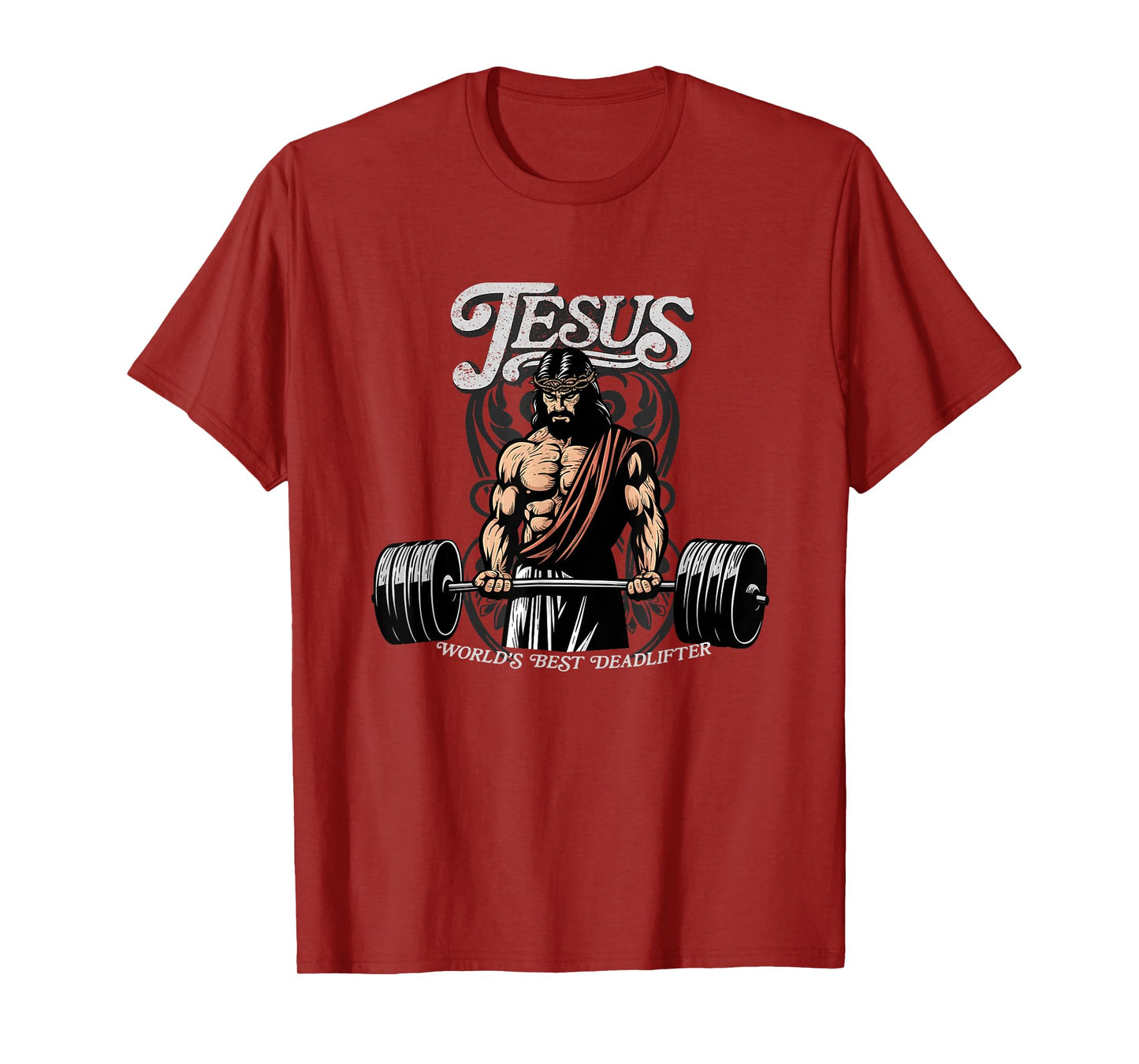 Jesus Best Deadlifter - Epic Christian Gym T-Shirt
