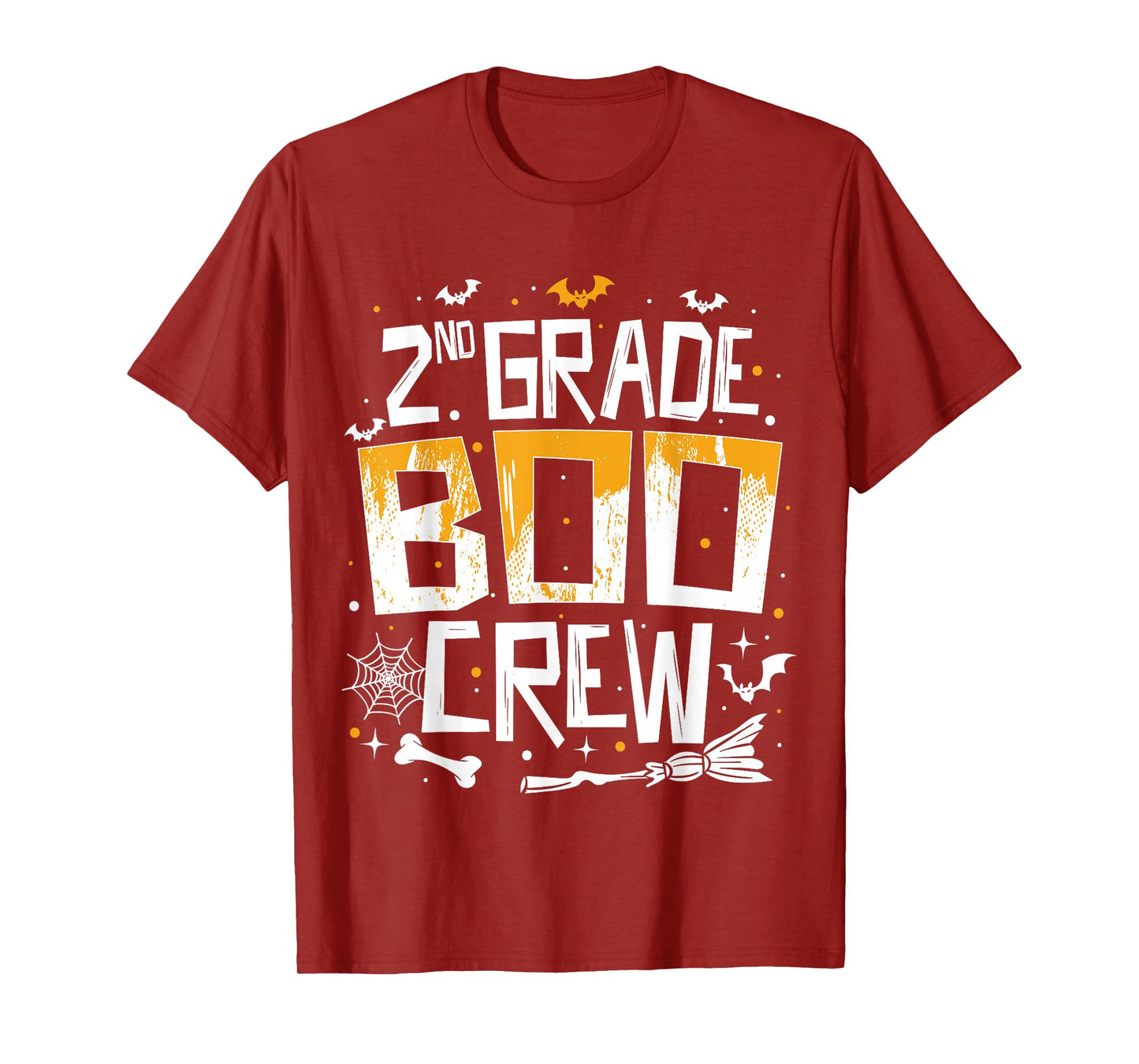 2nd Grade Boo Crew Teacher Student Funny Halloween Costume T-Shirt