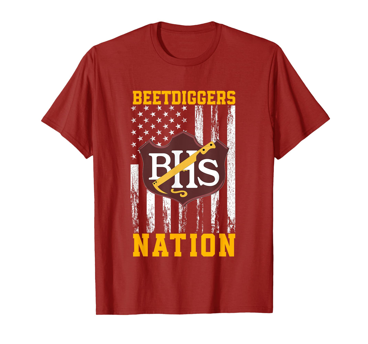 Brush Beetdiggers Logo Nation HS T-Shirt