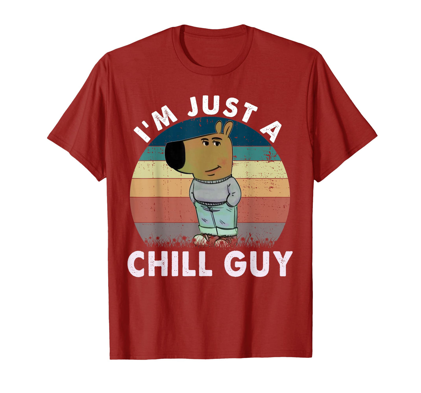 Vintage I'm Just A Chill Guy Funny Meme T-Shirt