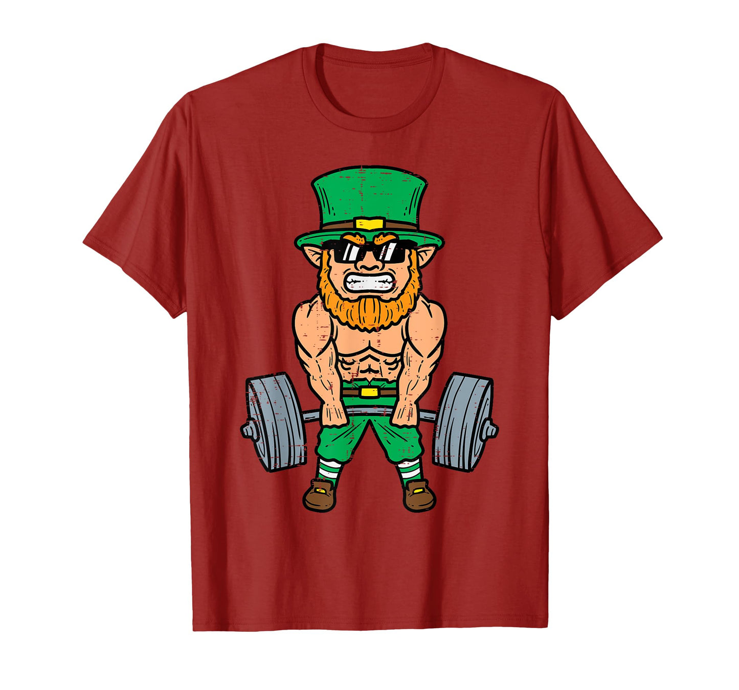 St Patricks Day Workout Weightlifting Saint Paddys Gym Men T-Shirt
