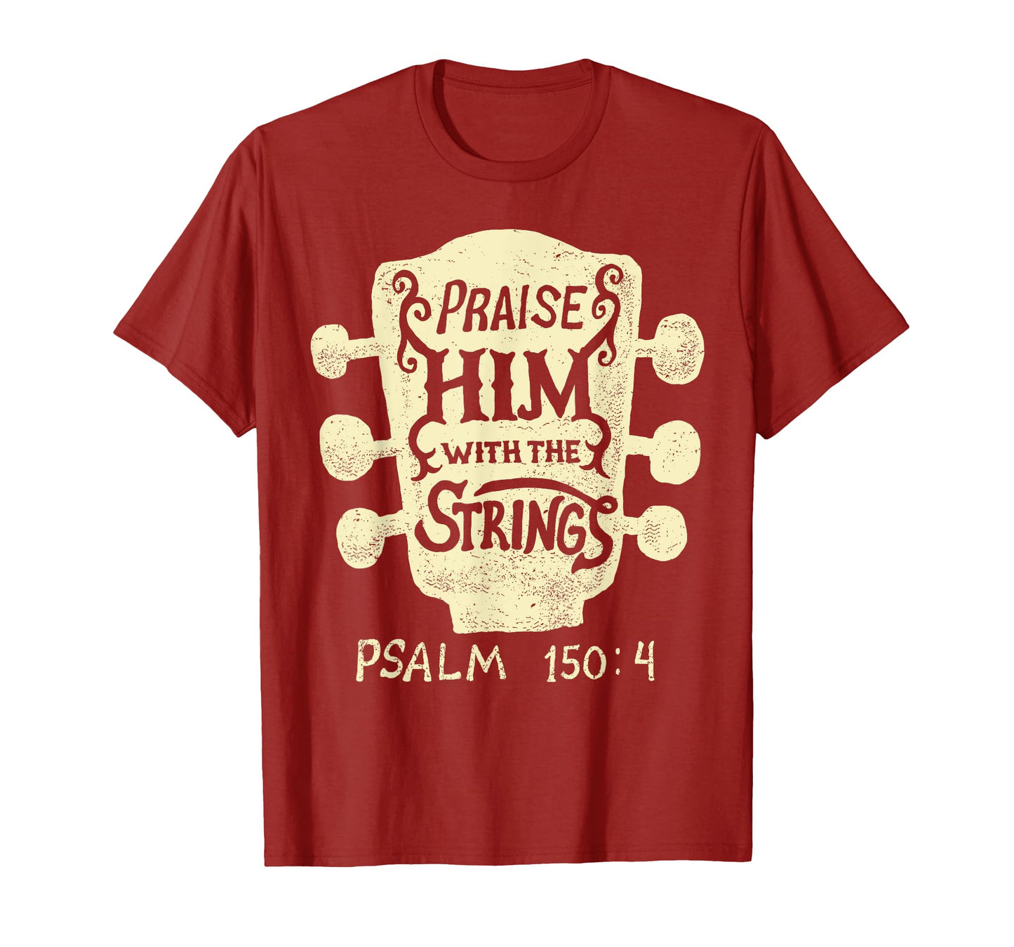 Guitarists Praise Him With The Strings Acoustic Guitar Music T-Shirt