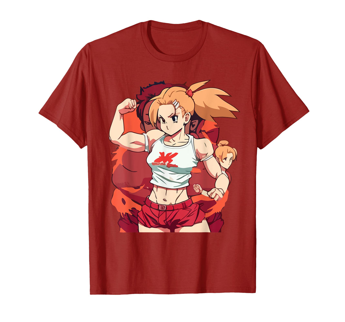 Anime Girl Fighter | Anime Gym Cute T-Shirt