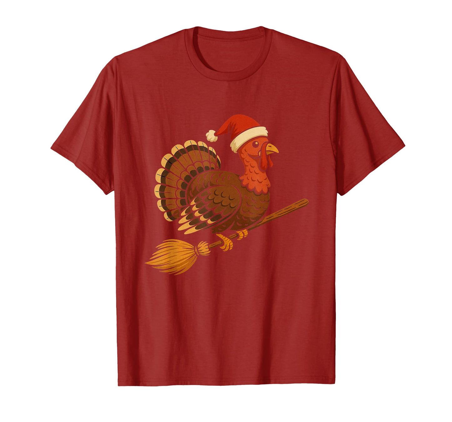 Holiday Mashup Turkey Funny Thanksgiving Halloween Christmas T-Shirt