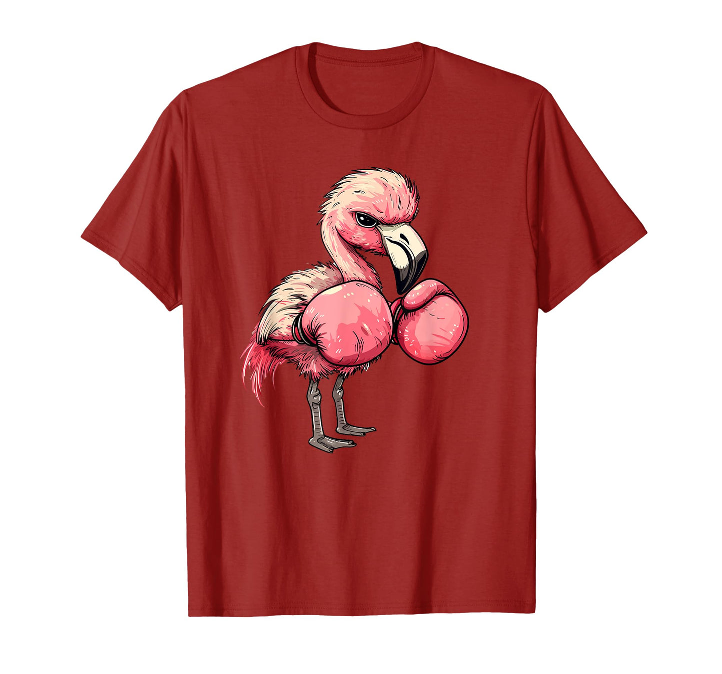 Funny Boxing Flamingo With Pink Gloves Kids Adults T-Shirt