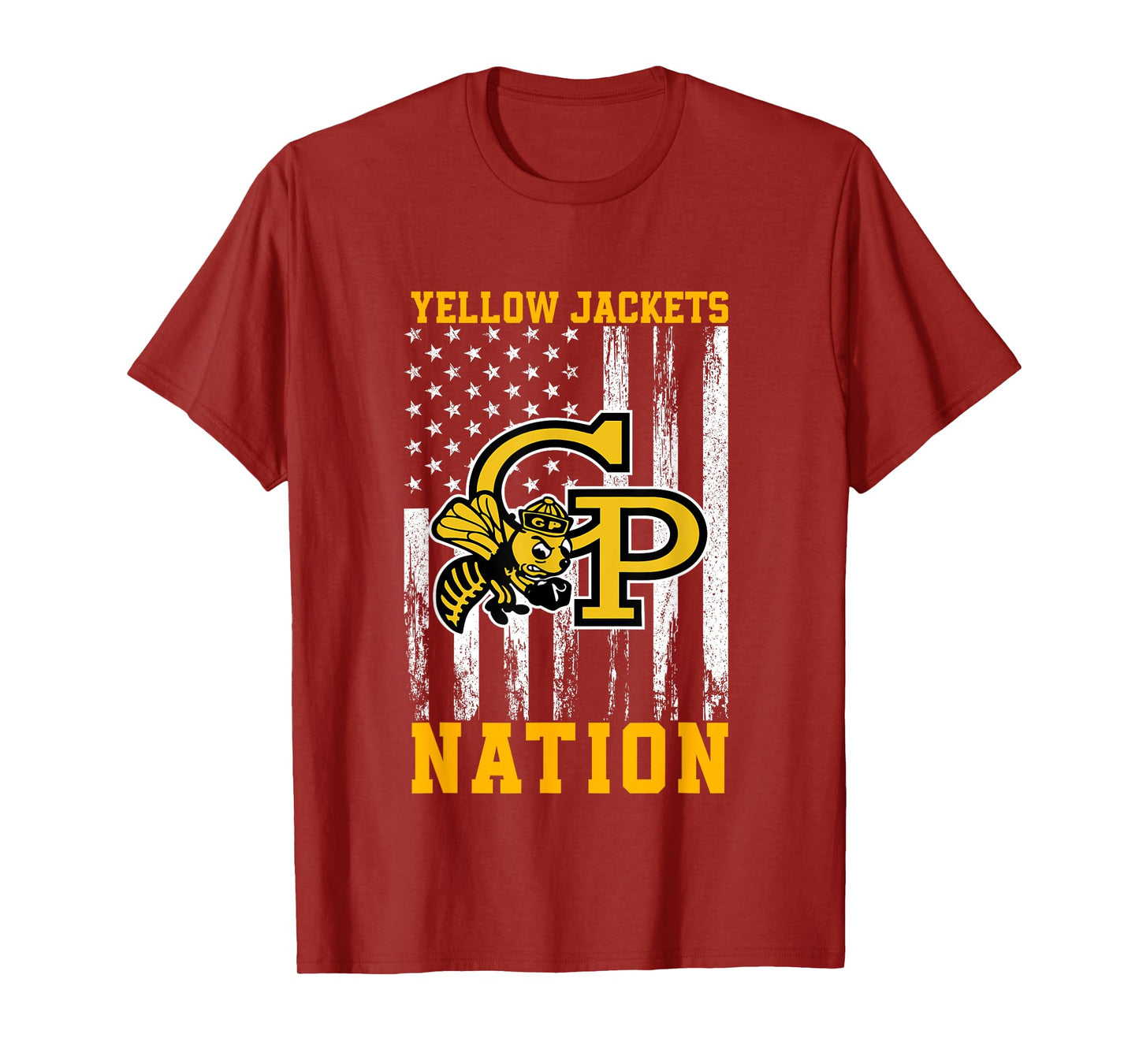Galena Park Yellow Jackets Logo Nation HS T-Shirt